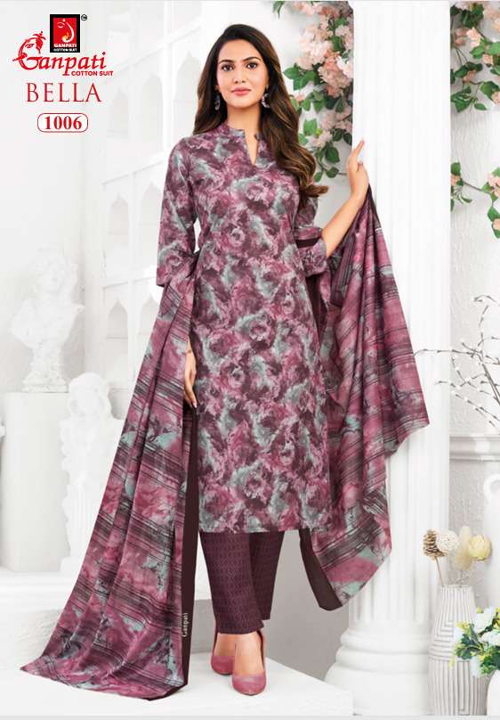 GANPATI BELLA VOL 10 COTTON PRINT READY LADIES SUIT