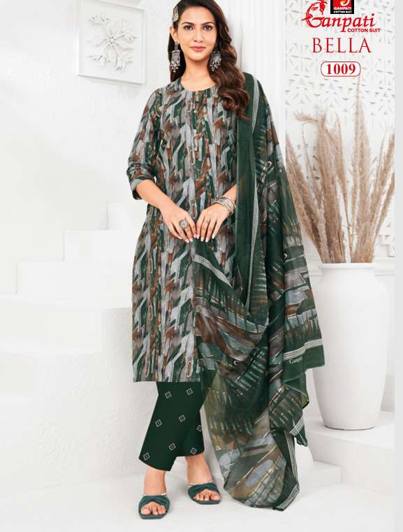 GANPATI BELLA VOL 10 COTTON PRINT READY LADIES SUIT