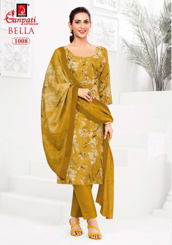 GANPATI BELLA VOL 10 COTTON PRINT READY LADIES SUIT