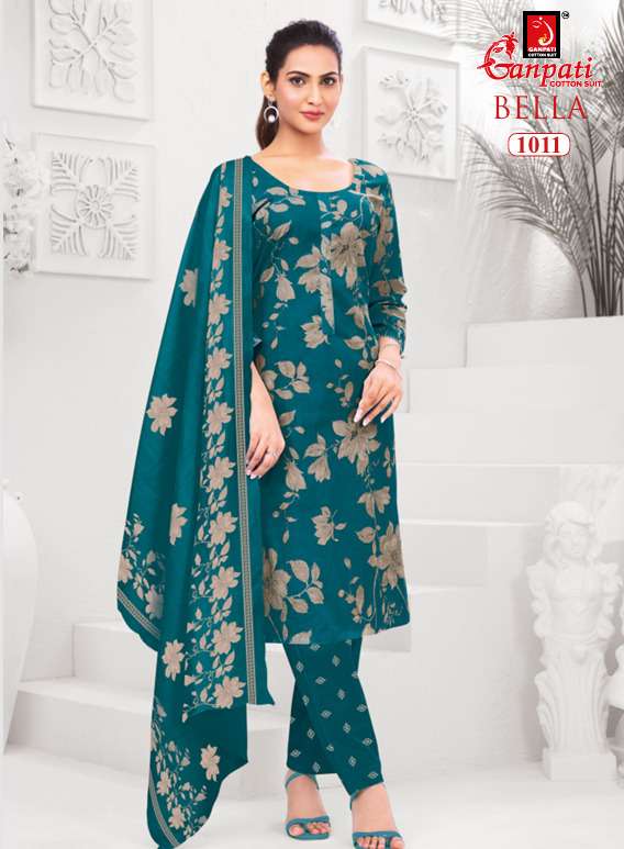 GANPATI BELLA VOL 10 COTTON PRINT READY LADIES SUIT