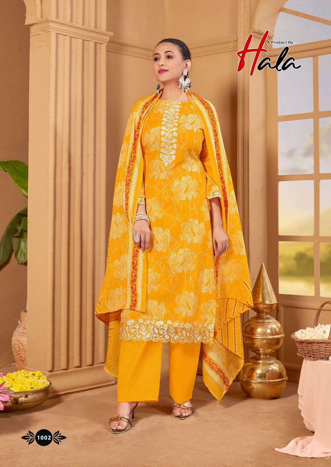  HALA TRADERS TURIKIS VOL 1 COTTON DIGITAL PRINTS WITH FANCY WORK SUIT