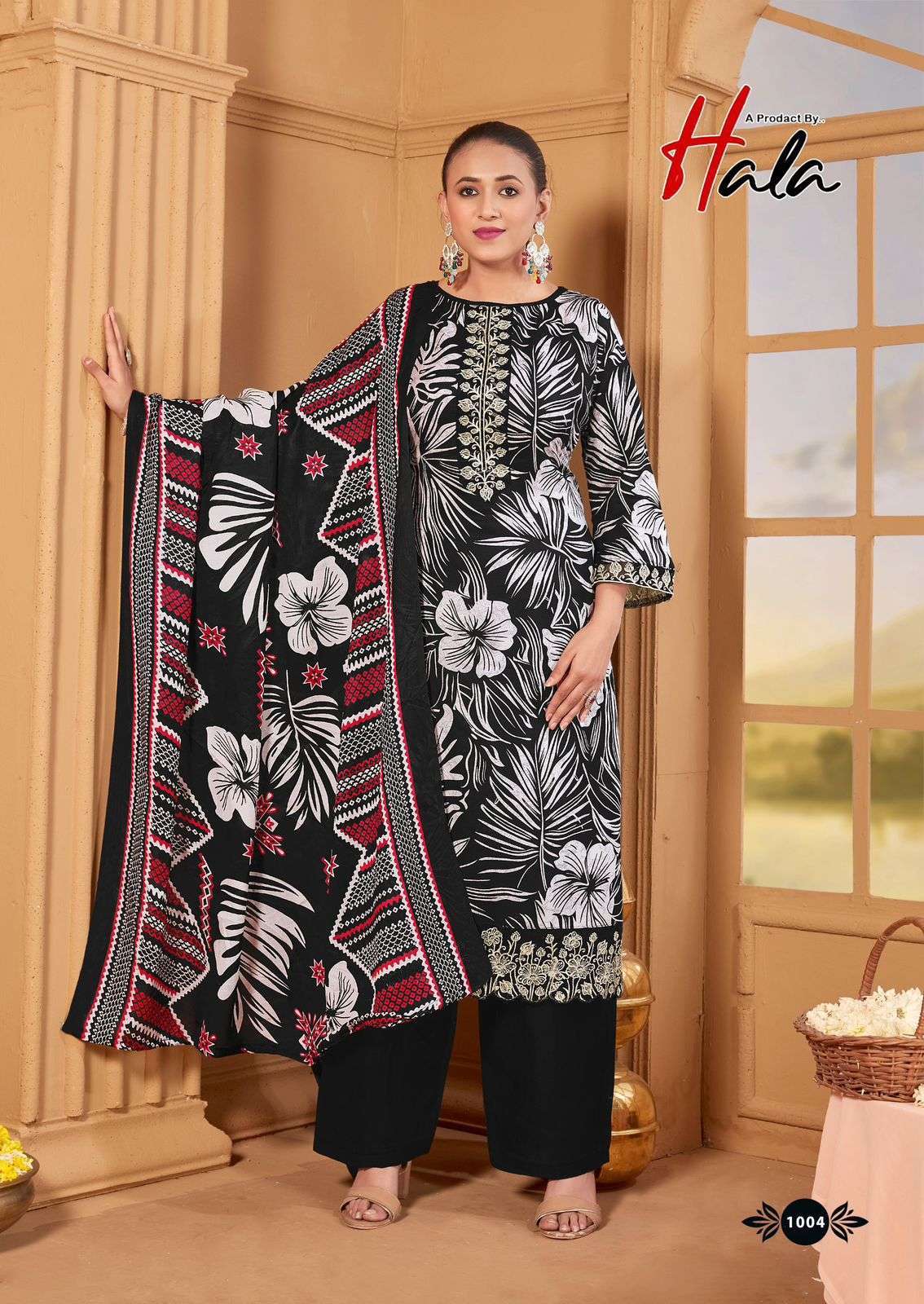  HALA TRADERS TURIKIS VOL 1 COTTON DIGITAL PRINTS WITH FANCY WORK SUIT