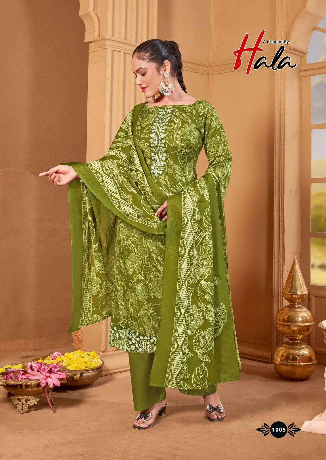  HALA TRADERS TURIKIS VOL 1 COTTON DIGITAL PRINTS WITH FANCY WORK SUIT