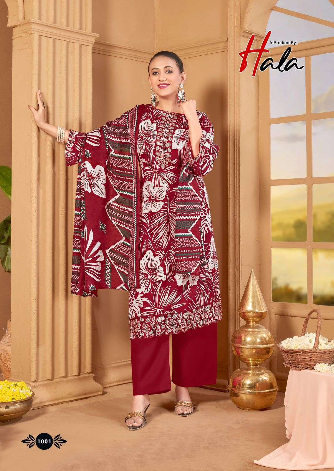  HALA TRADERS TURIKIS VOL 1 COTTON DIGITAL PRINTS WITH FANCY WORK SUIT