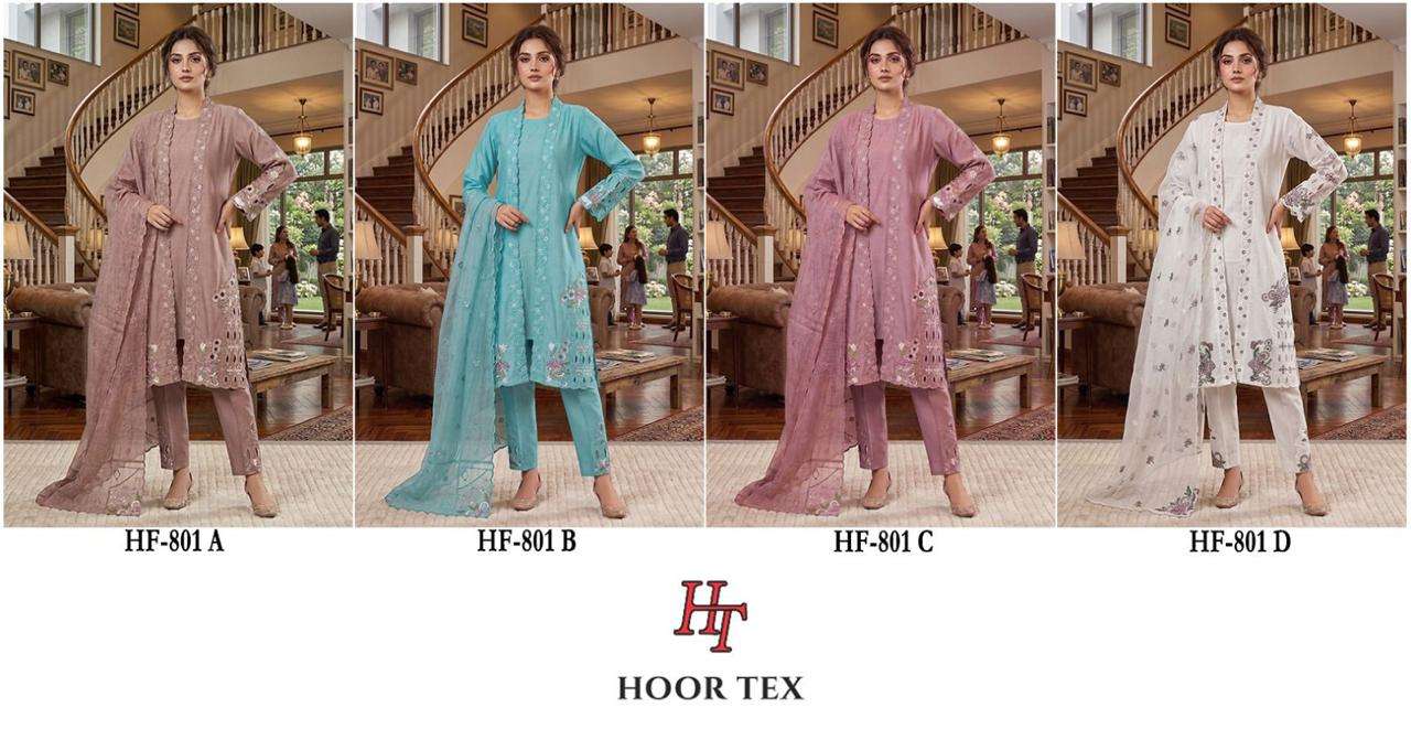 HOOR TEX HF 801 VISCOSE DESIGNER WORK READY MADE LADIES SUIT