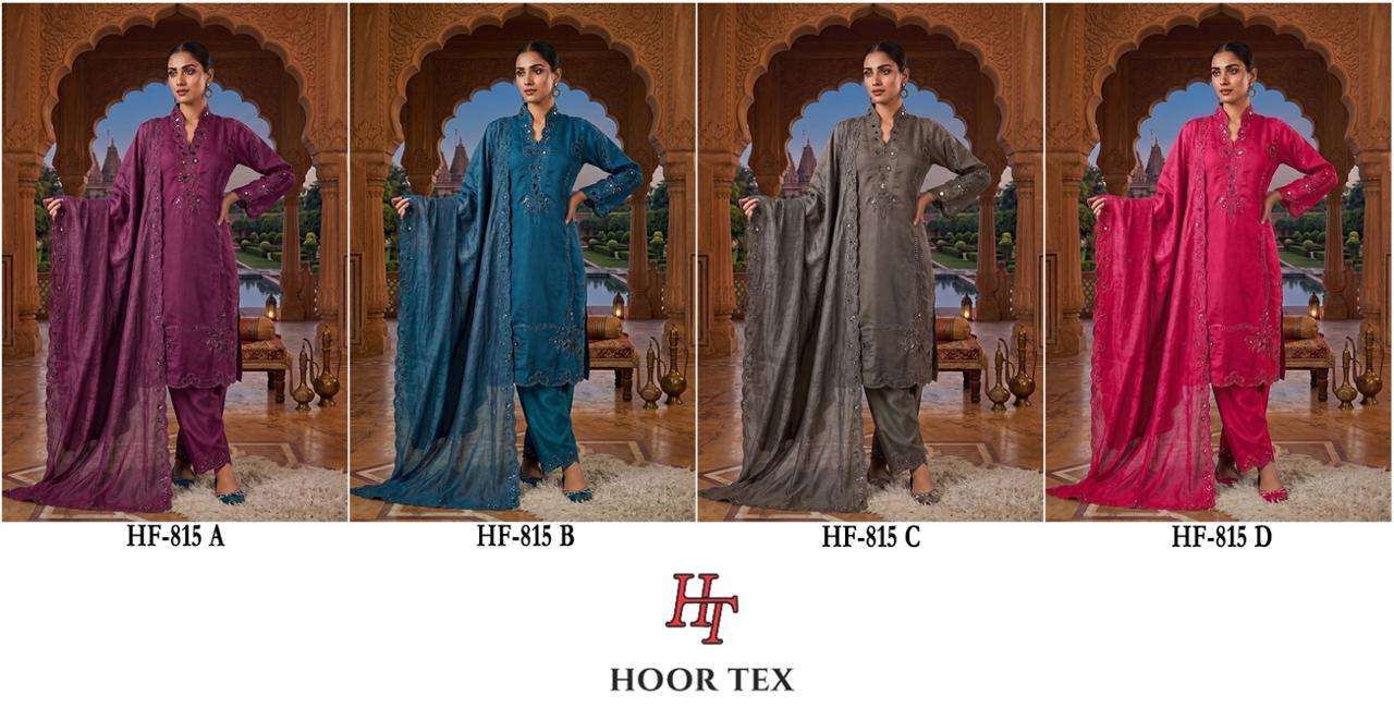 HOOR TEX HF 815 VISCOSE DESIGNER WORK READY MADE PAKISTANI SUIT
