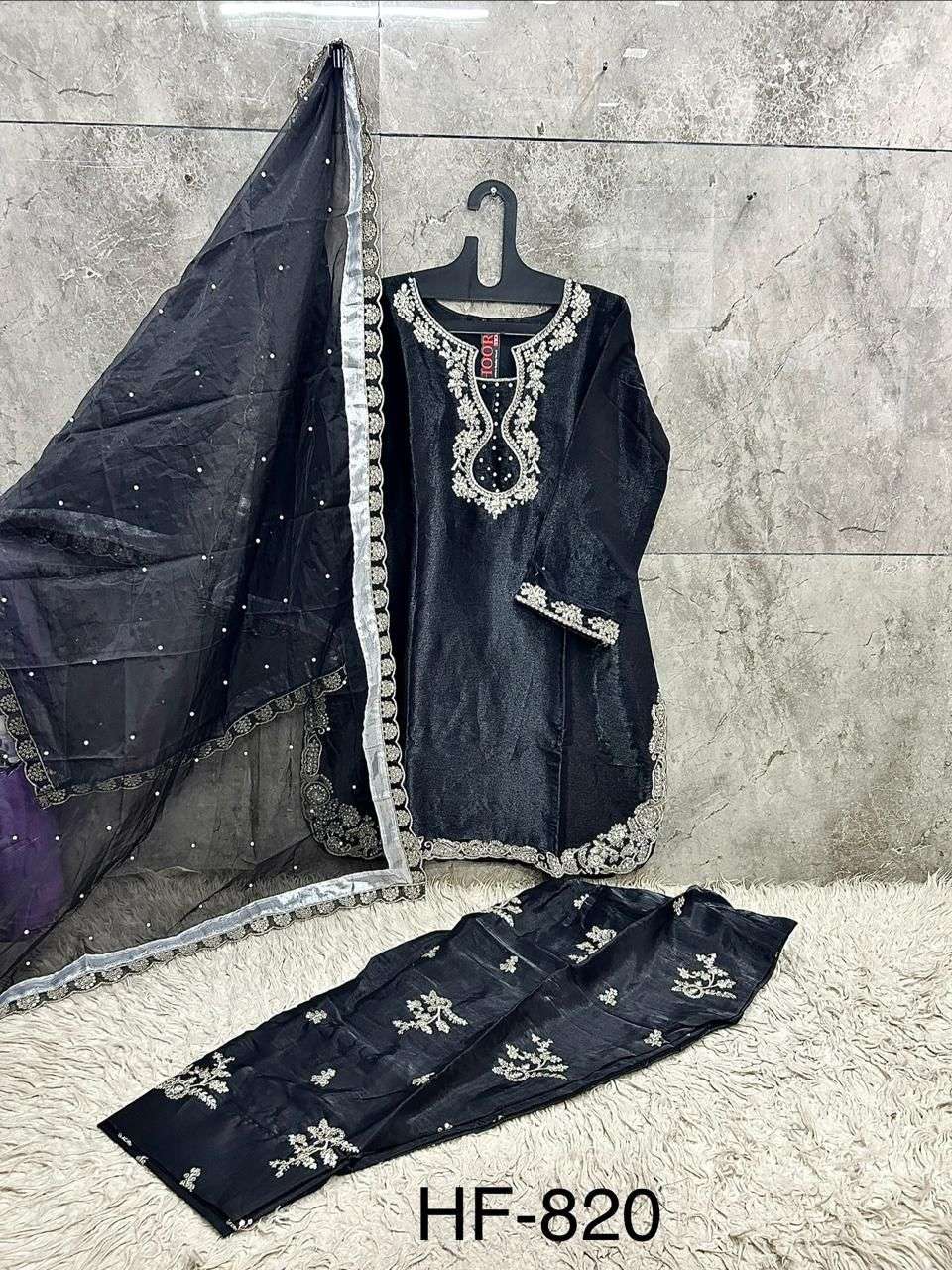 HOOR TEX HF 820 JIMMY CHOO FABRIC DESIGNER WORK READY MADE LADIES SUIT