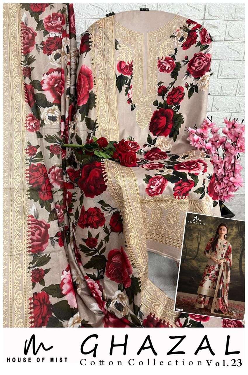 HOUSE OF MIST GHAZAL COTTON COLLECTION VOL 23 COTTON DIGITAL PRINTS SALWAR SUIT