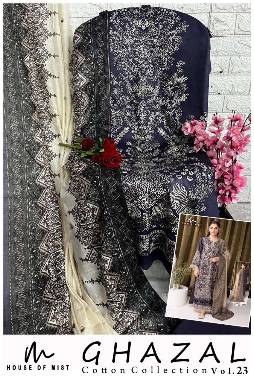 HOUSE OF MIST GHAZAL COTTON COLLECTION VOL 23 COTTON DIGITAL PRINTS SALWAR SUIT