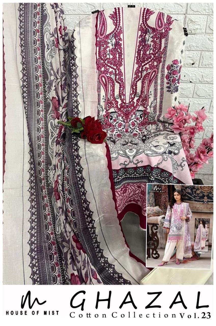 HOUSE OF MIST GHAZAL COTTON COLLECTION VOL 23 COTTON DIGITAL PRINTS SALWAR SUIT