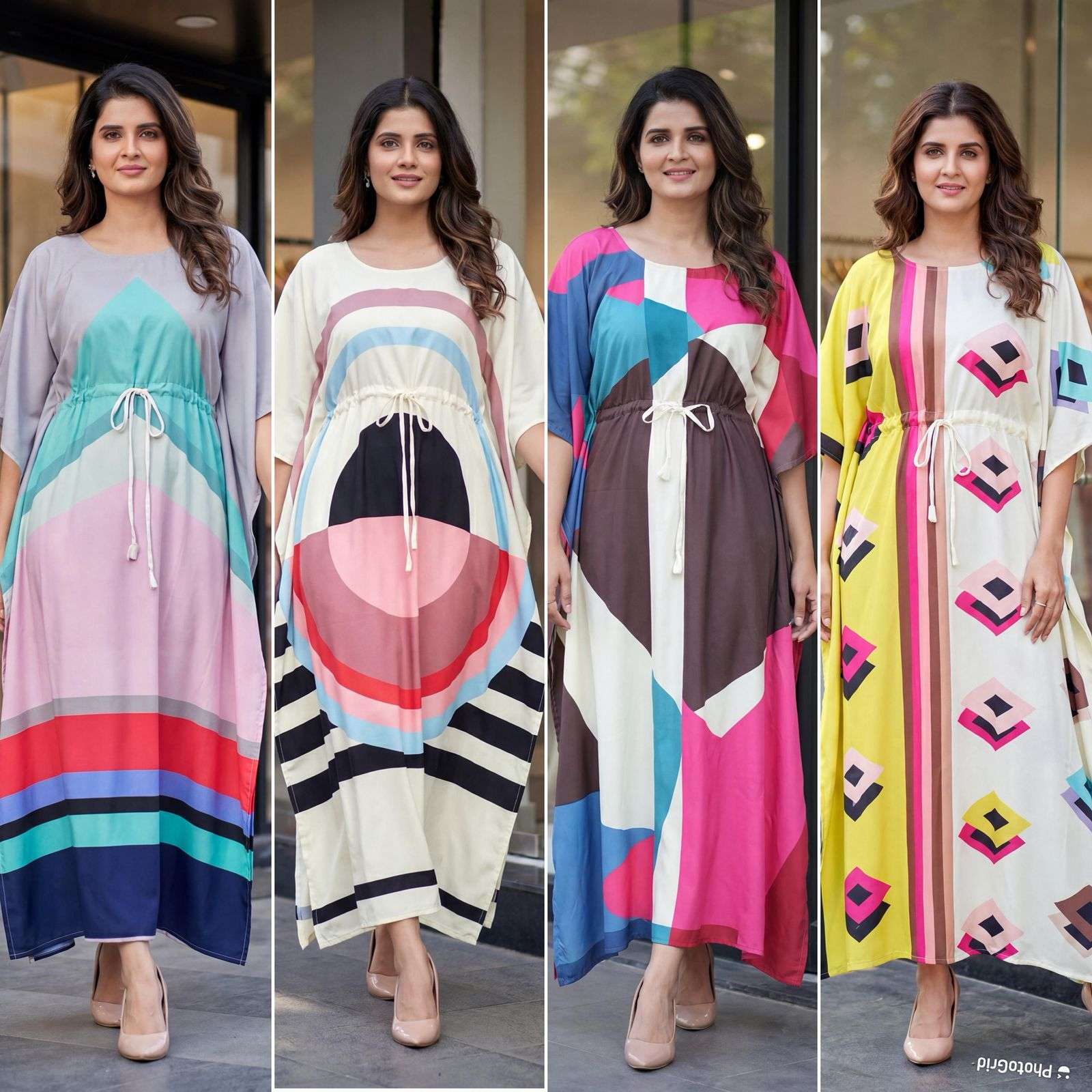 INLI KAFTAN VOL 7.0 CREPE DIGITAL PRINT FANCY WEAR LADIES KAFTAN