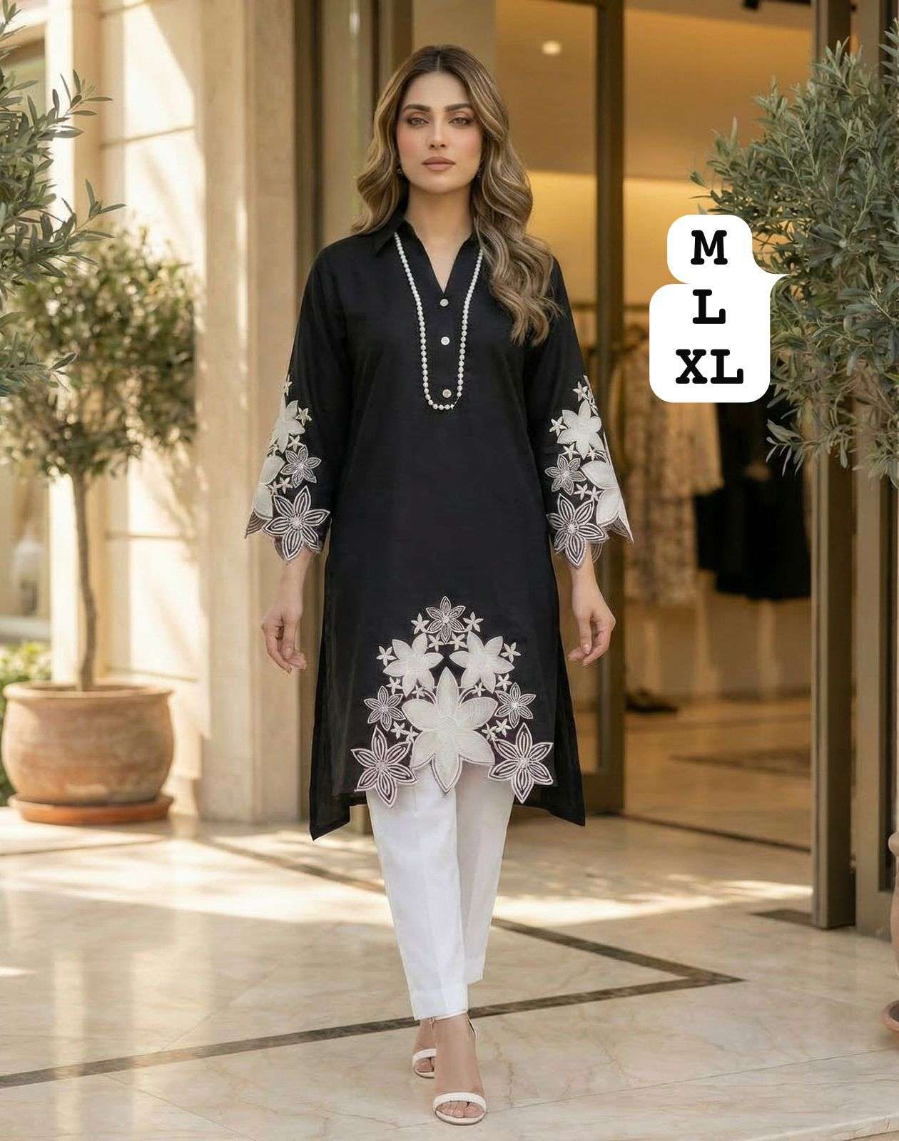 INLI THE STYLO 2.0 RAYON FANCY FANCY A LINE STYLE KURTI WITH PANT PAIR 