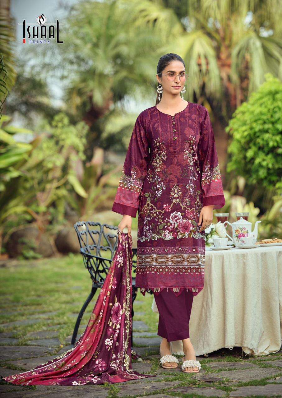 ISHAAL PRINTS GULMOHAR COMBO NEW DESIGNS LAWN COTTON DIGITAL PRINT SALWAR SUIT