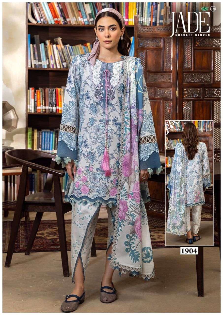 JADE BIN SAEED HEAVY COTTON LUXURY COLLECTION VOL 19 COTTON DIGITAL PRINTS SALWAR SUIT