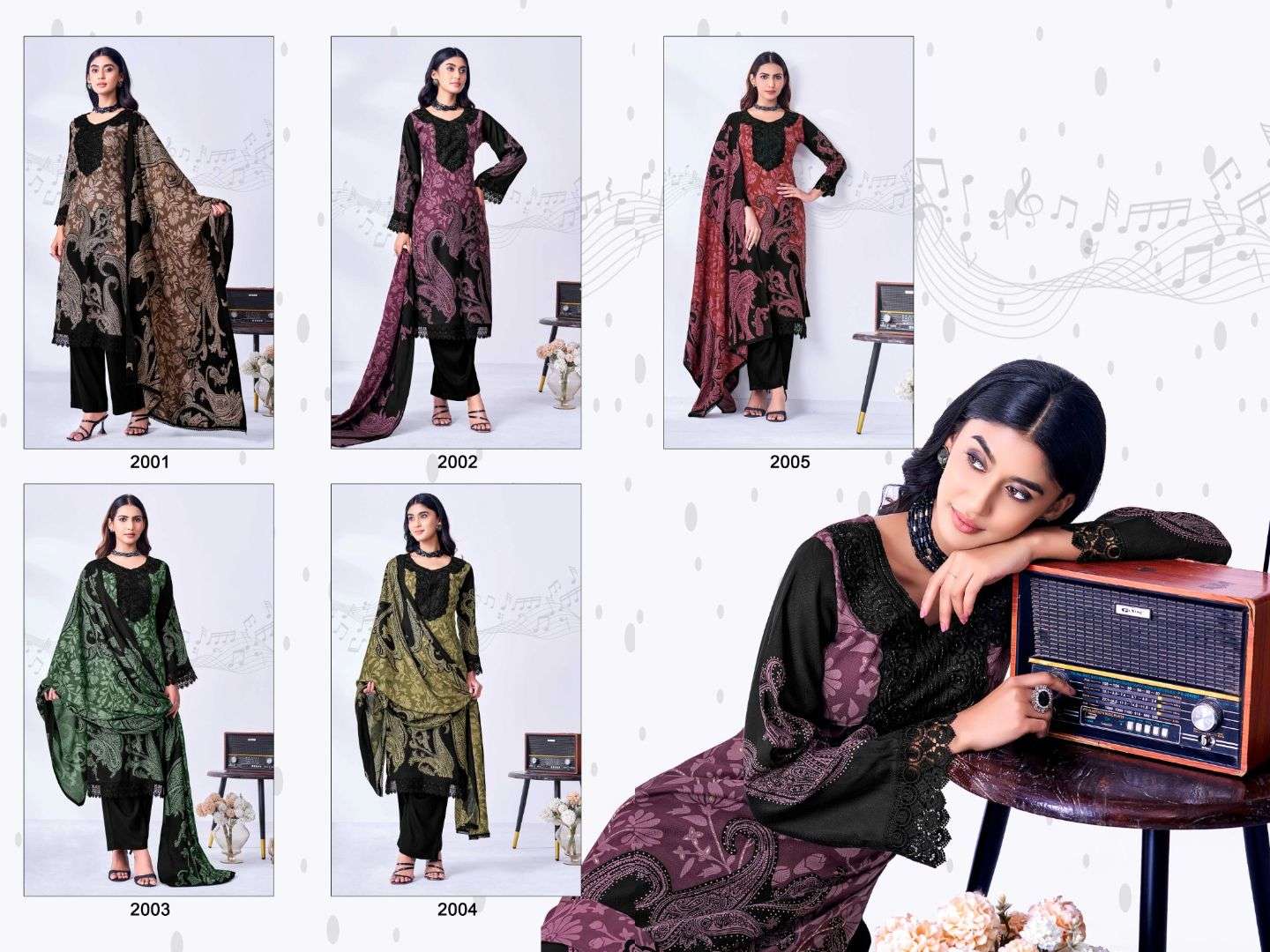 JT TANIYA VOL 2 RAYON FANCY WORKS LADIES SALWAR SUIT