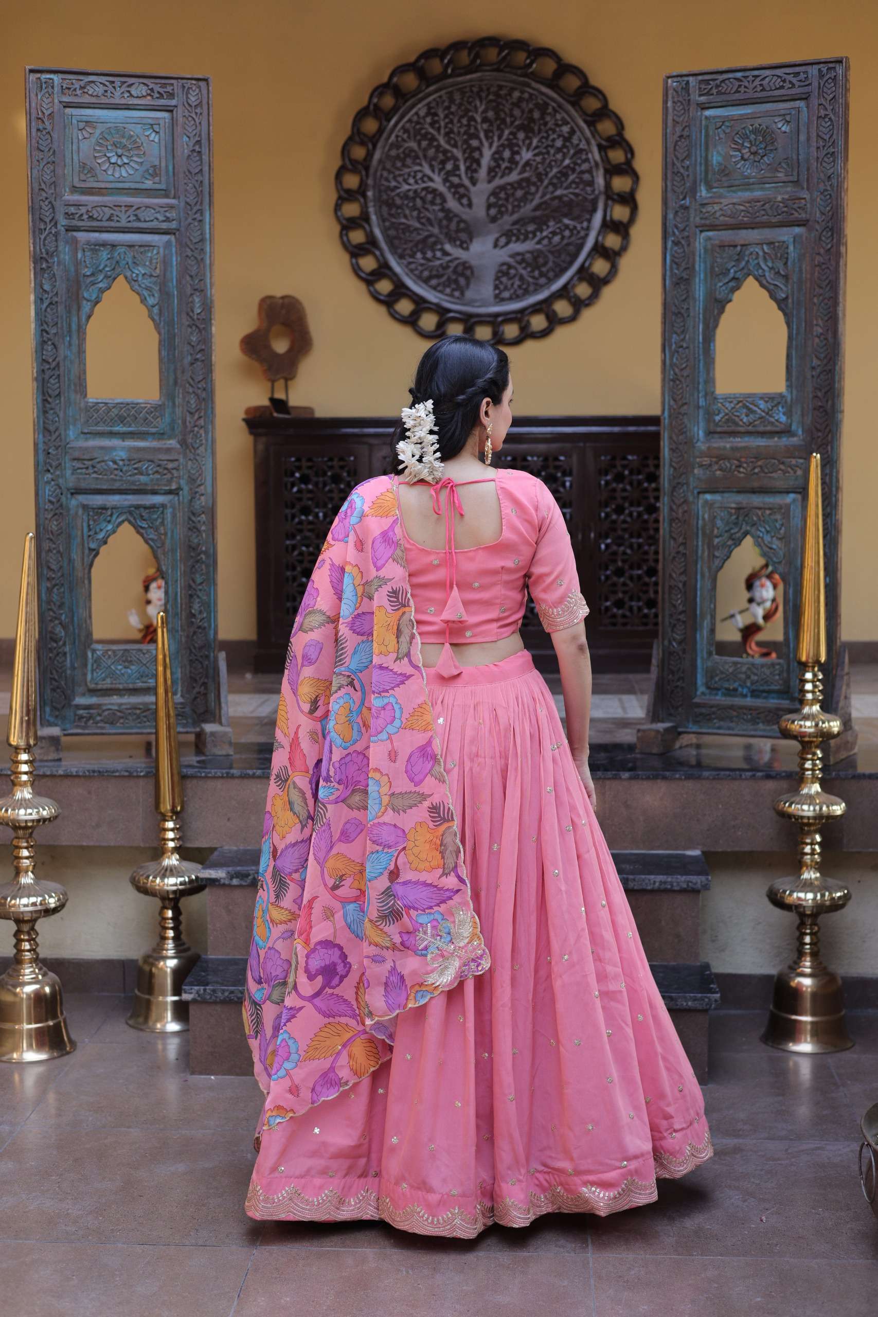 KA 5069 SILK DESIGNER WORK PARTY WEAR LEHENGA CHOLI COLLECTION