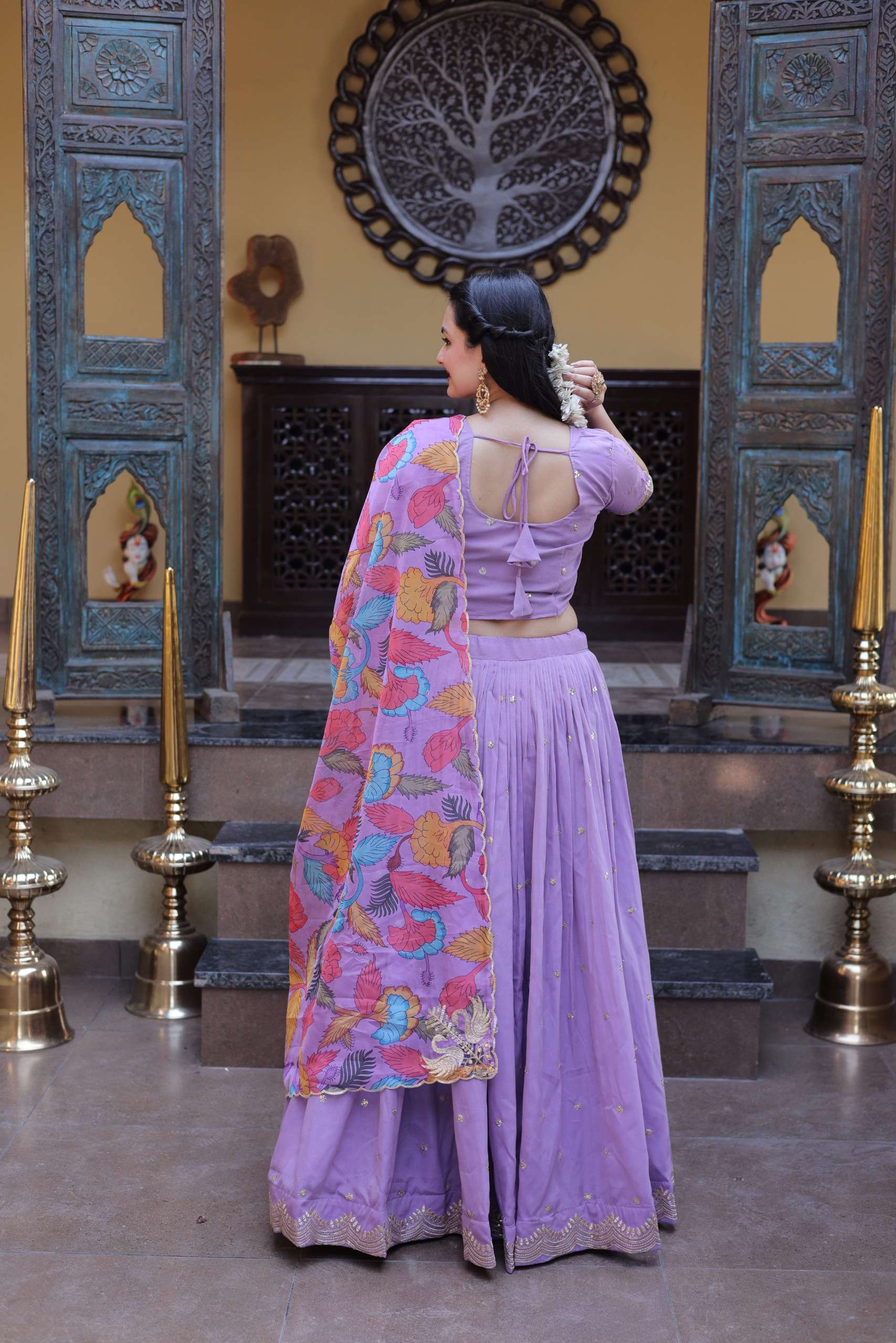 KA 5069 SILK DESIGNER WORK PARTY WEAR LEHENGA CHOLI COLLECTION