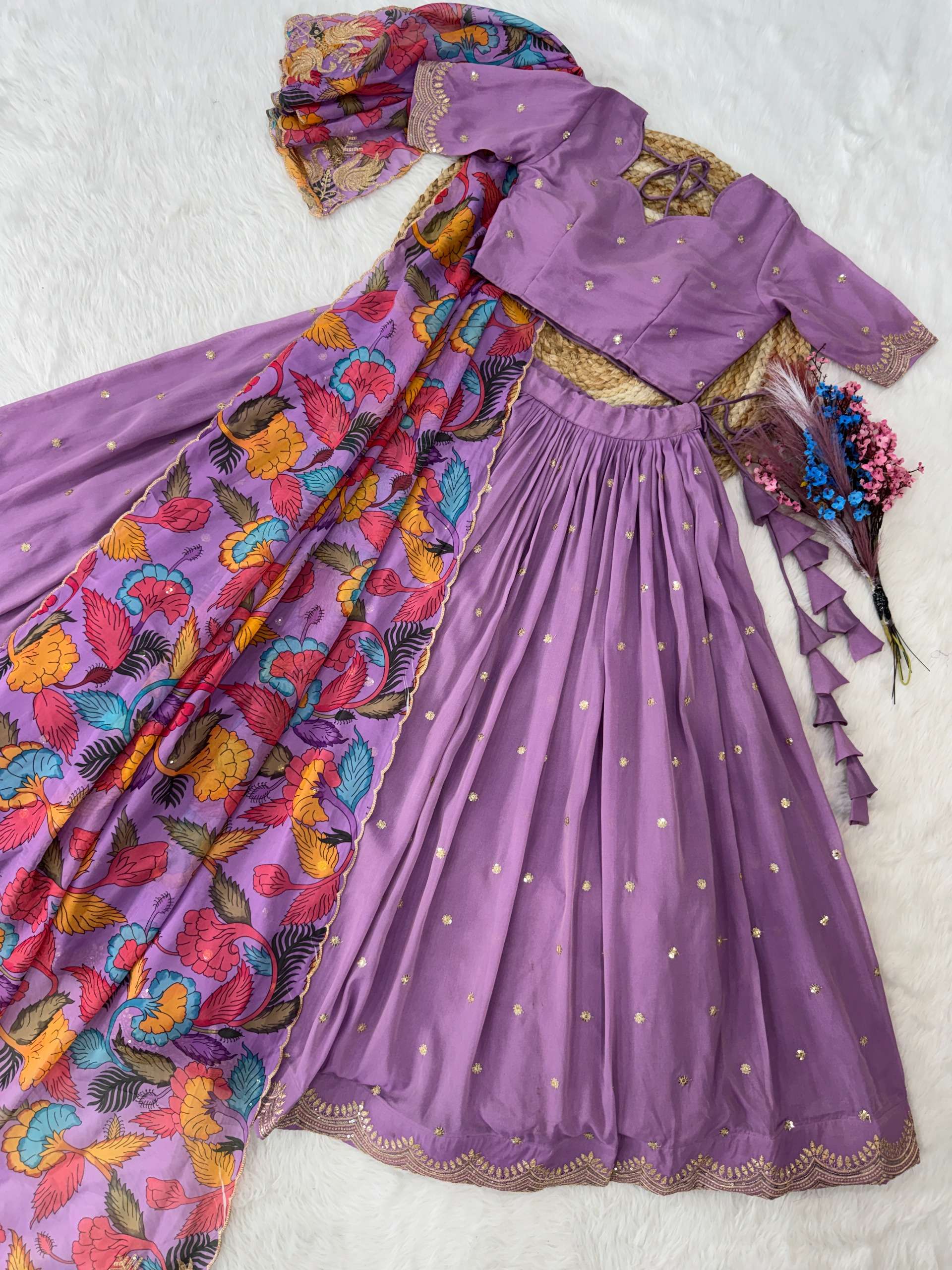 KA 5069 SILK DESIGNER WORK PARTY WEAR LEHENGA CHOLI COLLECTION