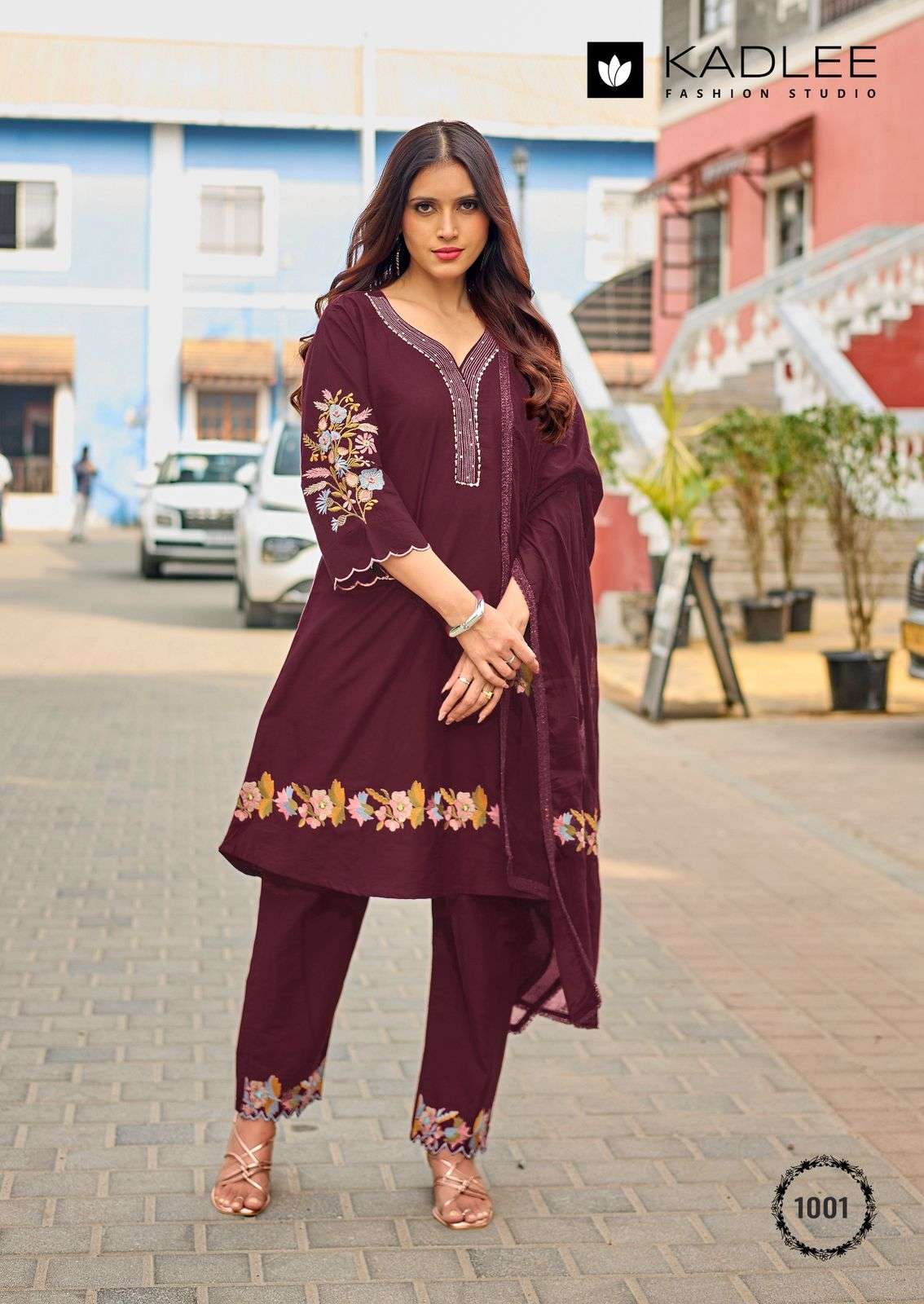 KADLEE FASHION AAMIRA COTTON FANCY WORKS LADIES 3PCS SET COLLECTION 
