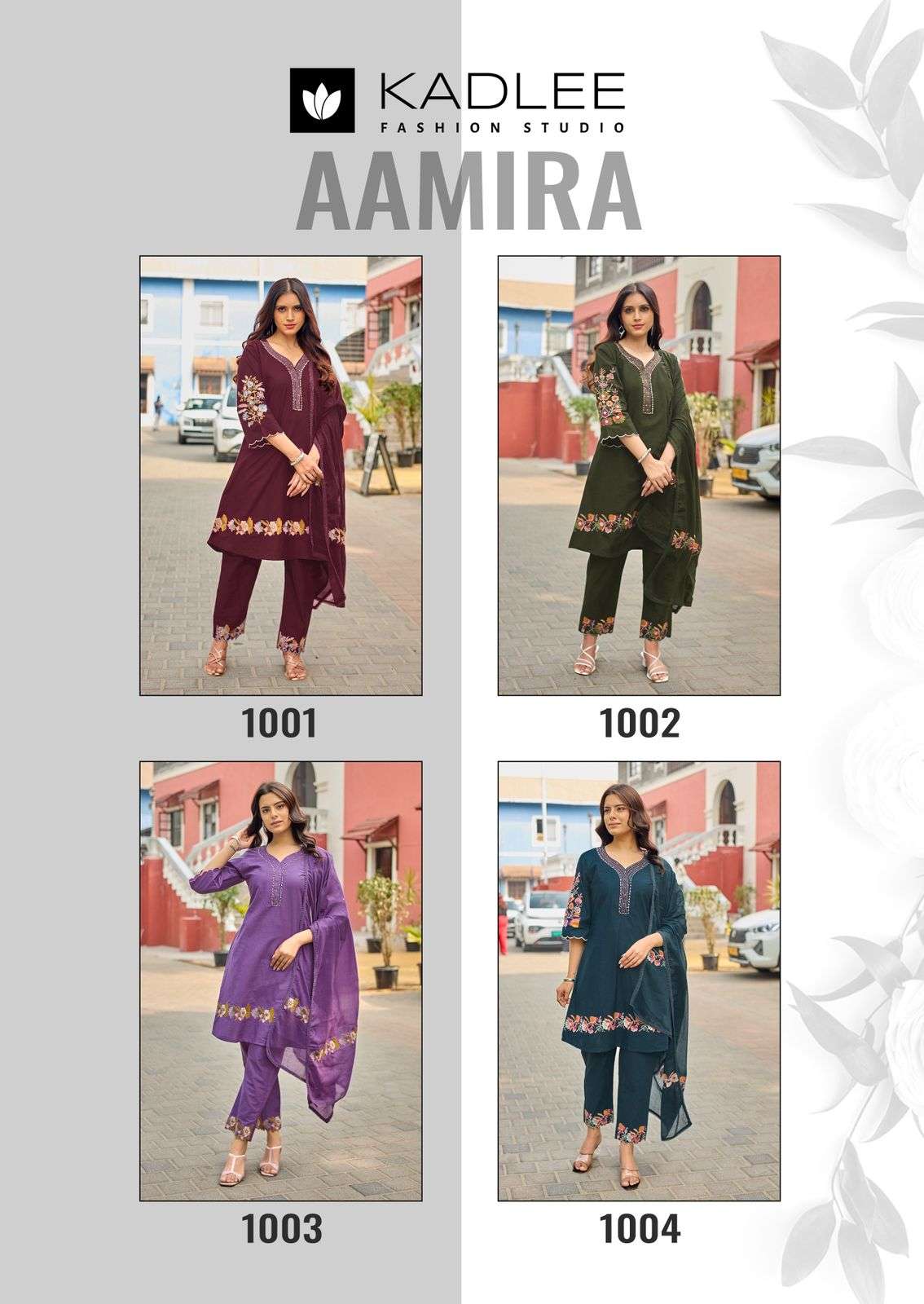 KADLEE FASHION AAMIRA COTTON FANCY WORKS LADIES 3PCS SET COLLECTION 