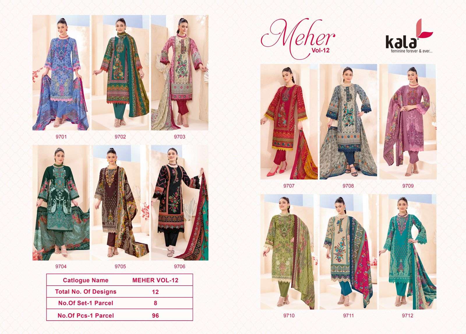 KALA FASHION MEHER VOL 11 COTTON DIGITAL PRINT SALWAR SUIT