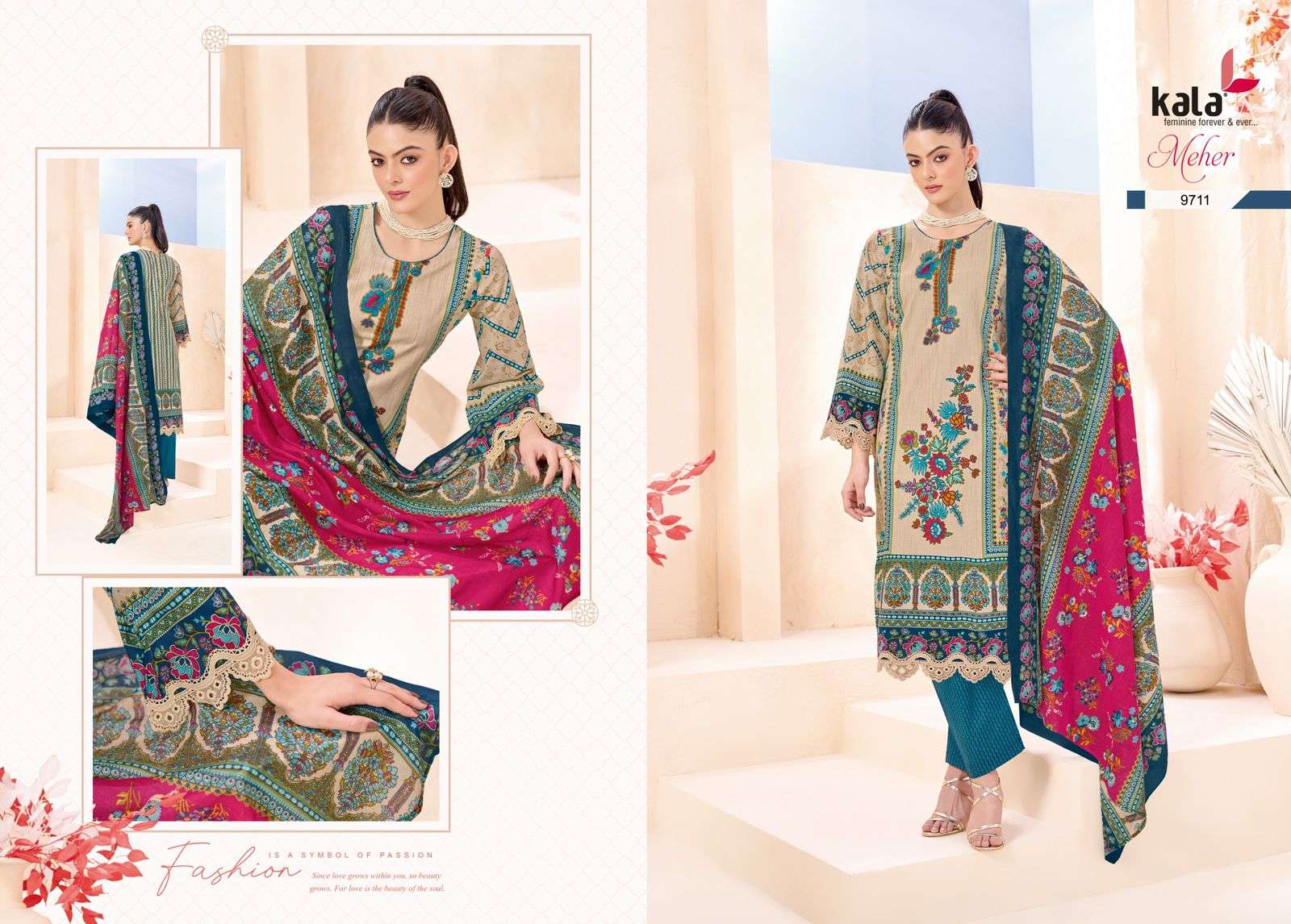 KALA FASHION MEHER VOL 11 COTTON DIGITAL PRINT SALWAR SUIT