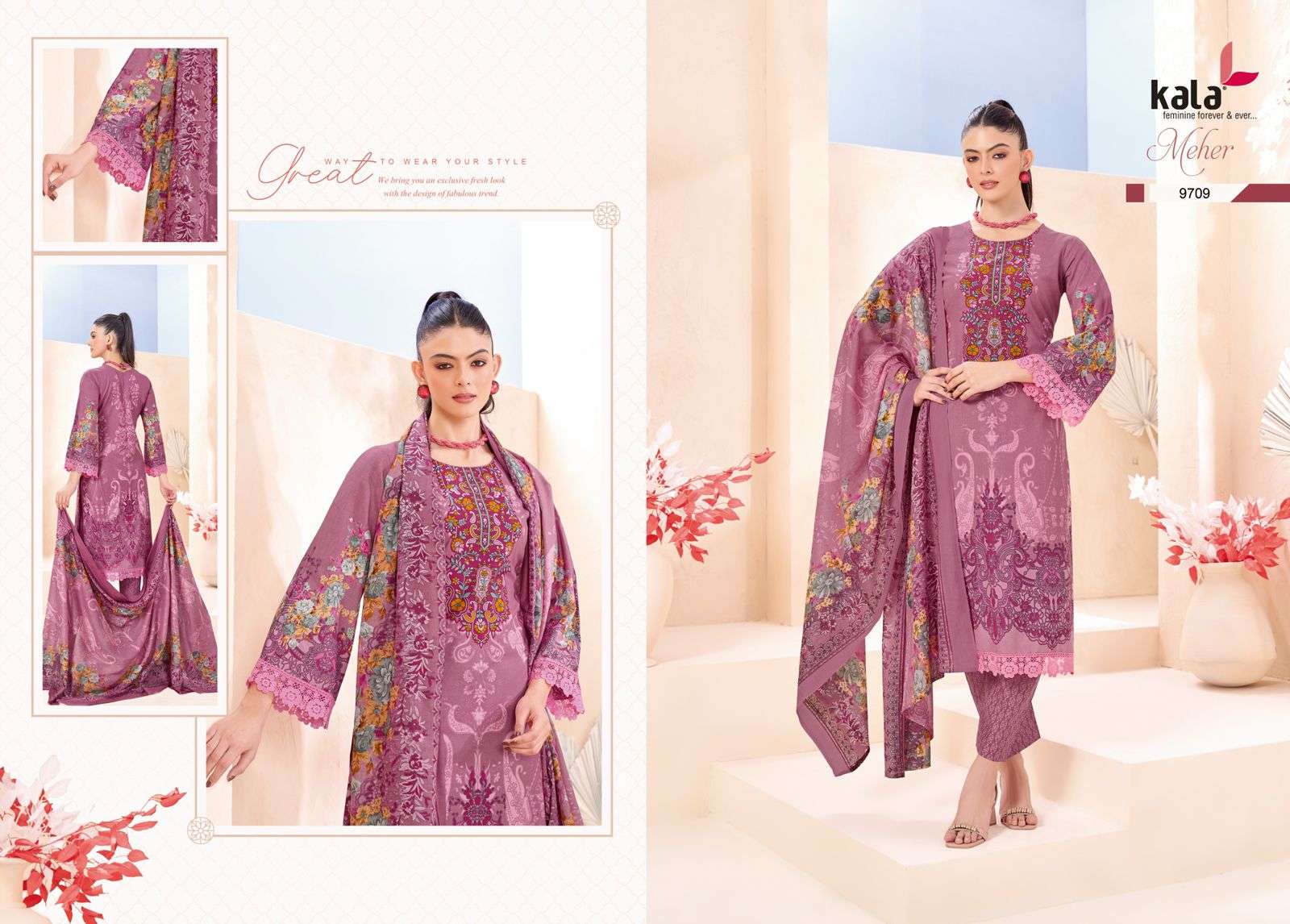 KALA FASHION MEHER VOL 11 COTTON DIGITAL PRINT SALWAR SUIT