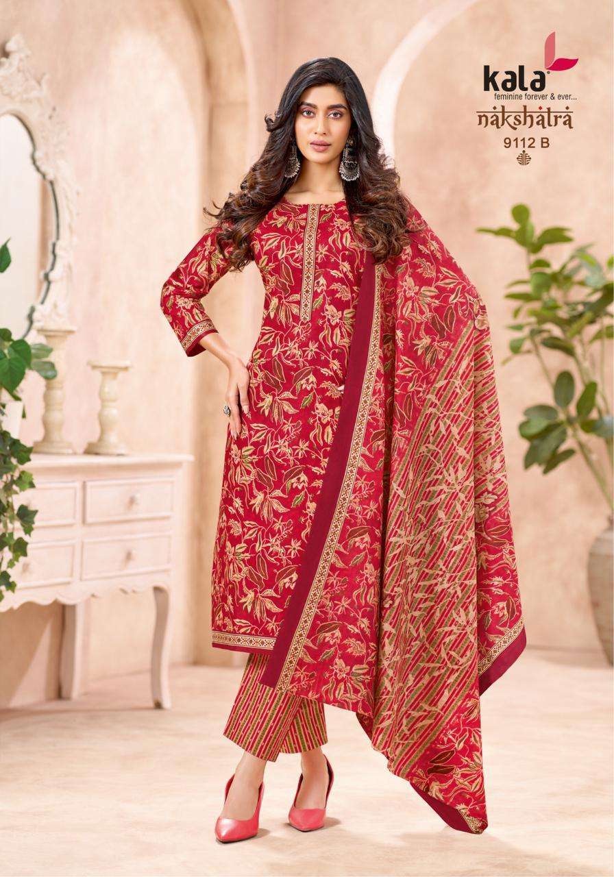 KALA FASHION NAKSHATRA VOL 5 COTTON PRINTED LADIES DRESS