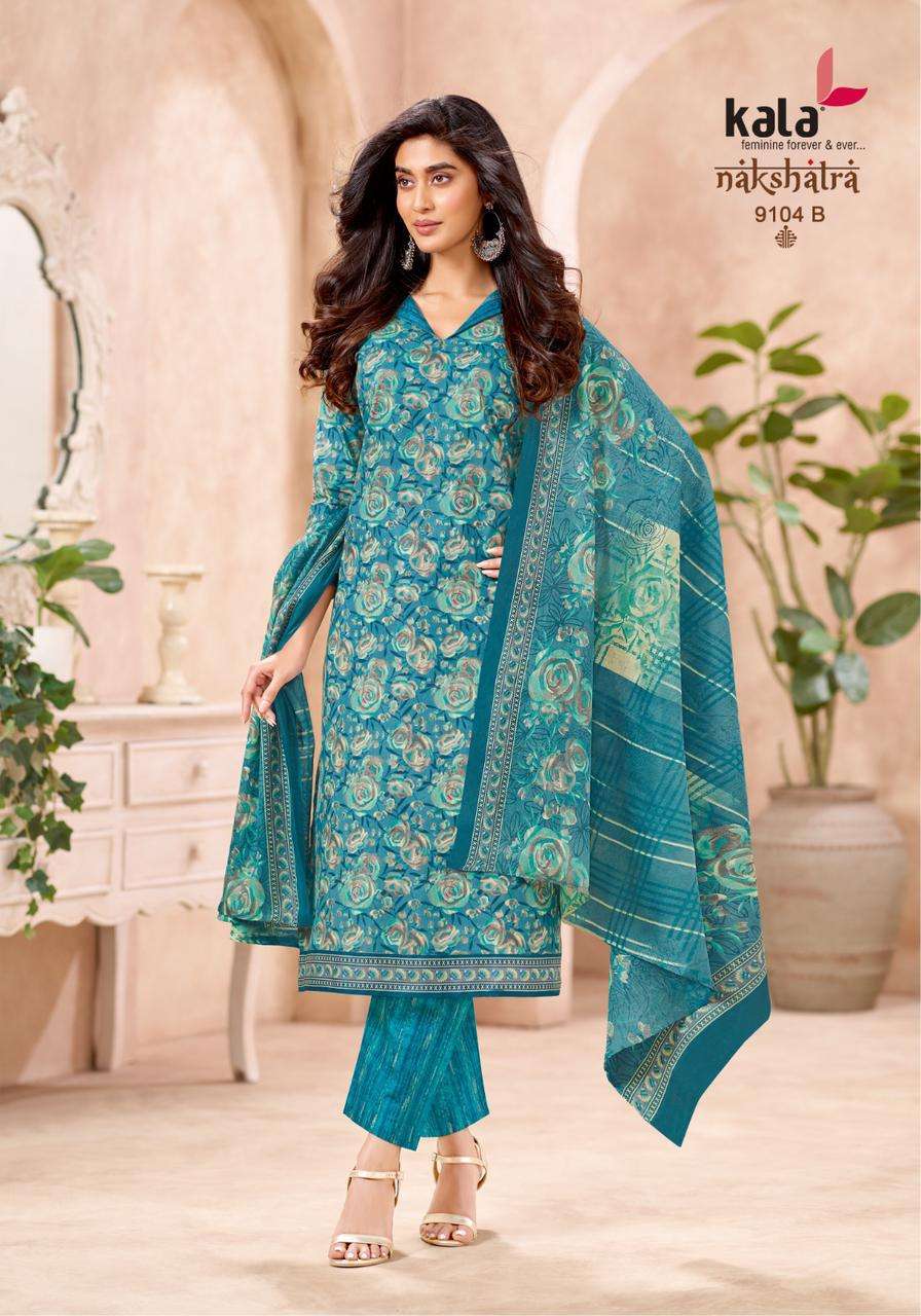 KALA FASHION NAKSHATRA VOL 5 COTTON PRINTED LADIES DRESS