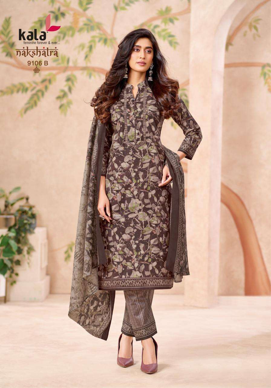 KALA FASHION NAKSHATRA VOL 5 COTTON PRINTED LADIES DRESS