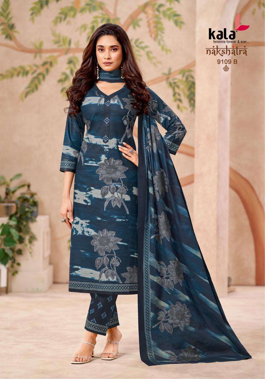 KALA FASHION NAKSHATRA VOL 5 COTTON PRINTED LADIES DRESS