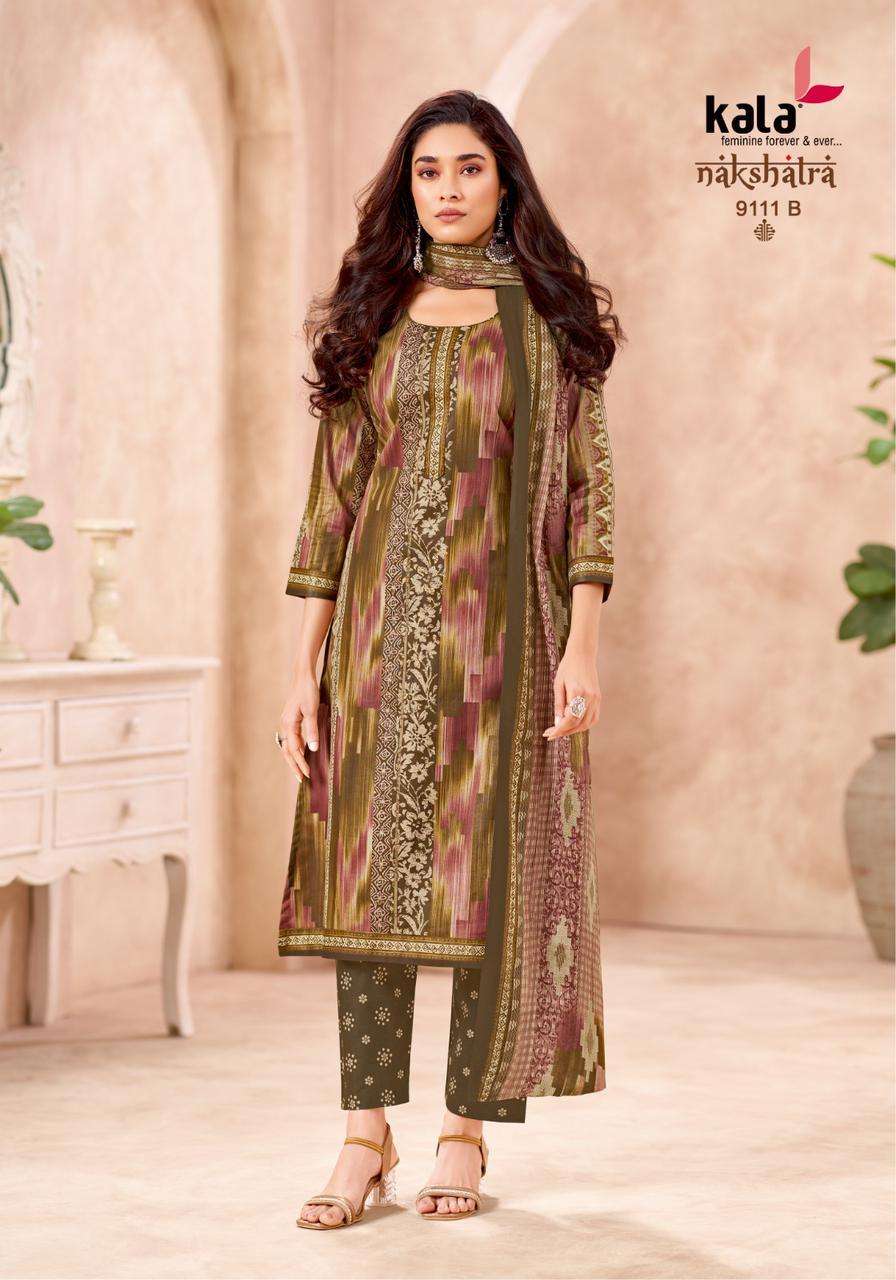 KALA FASHION NAKSHATRA VOL 5 COTTON PRINTED LADIES DRESS