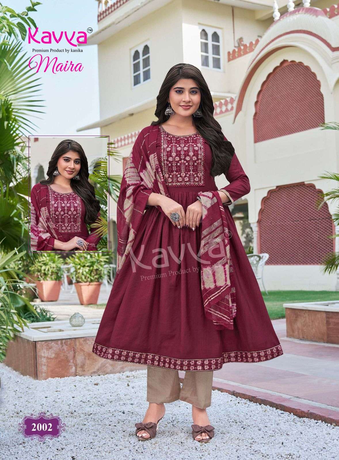 KAVYA MAIRA VOL 2 FANCY UMBRELLA CUT STYLE LADIES 3PCS SET COLLECTION 