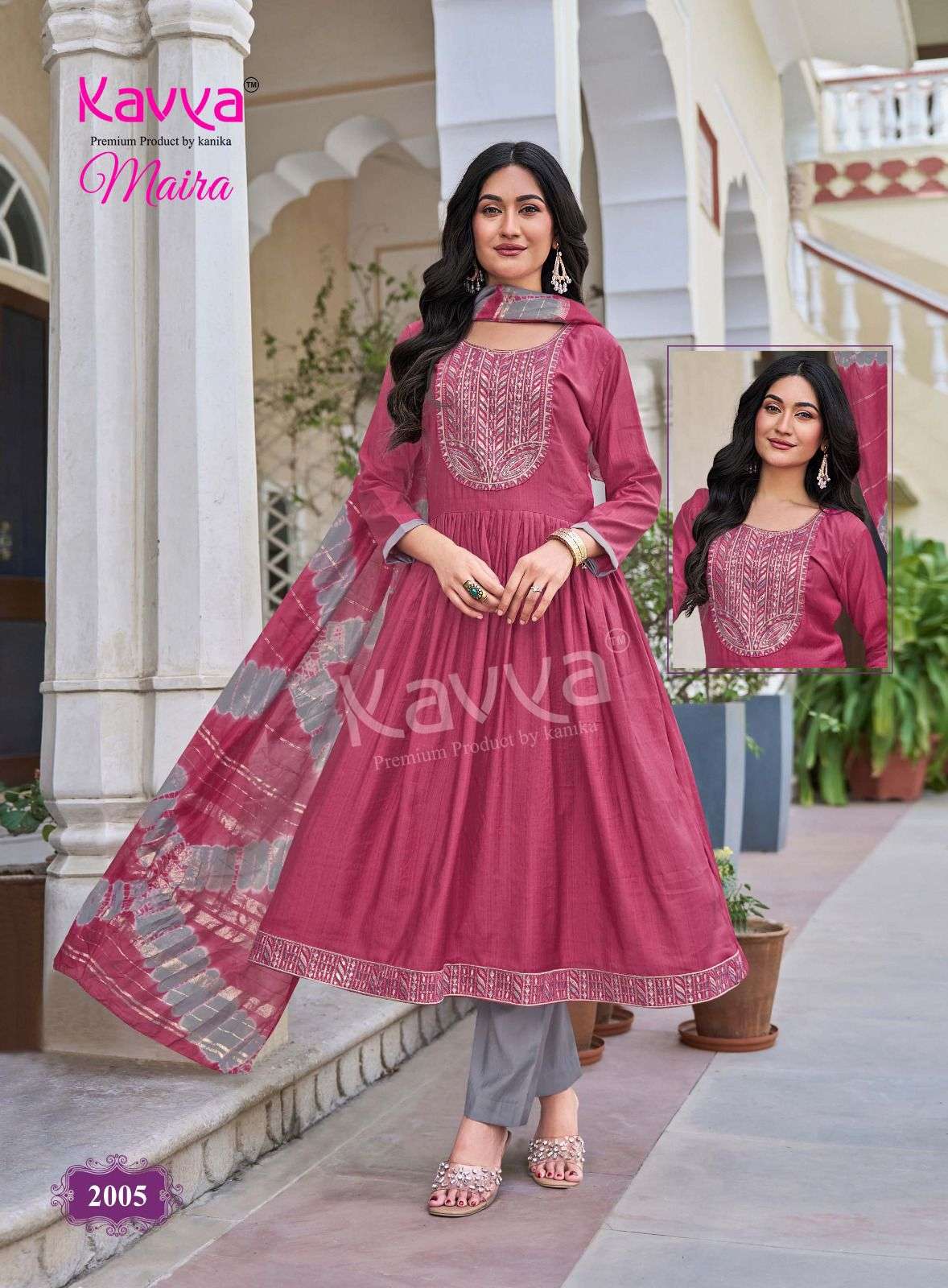 KAVYA MAIRA VOL 2 FANCY UMBRELLA CUT STYLE LADIES 3PCS SET COLLECTION 