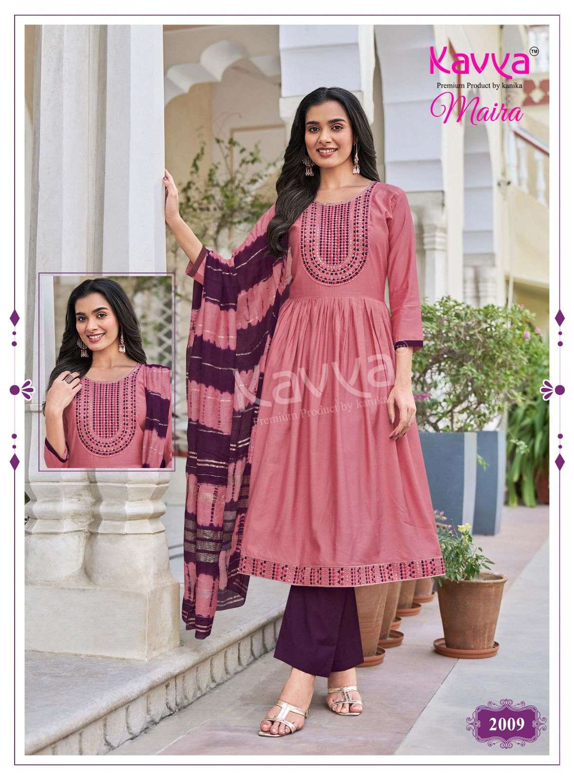 KAVYA MAIRA VOL 2 FANCY UMBRELLA CUT STYLE LADIES 3PCS SET COLLECTION 