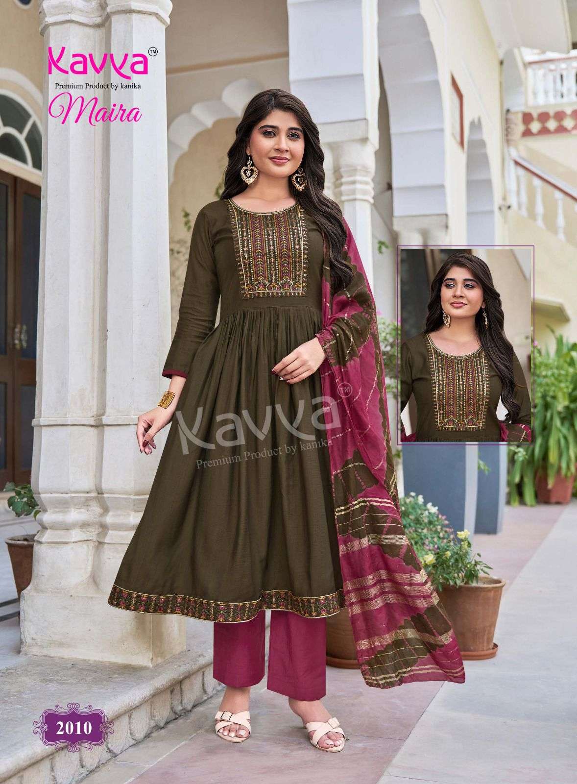 KAVYA MAIRA VOL 2 FANCY UMBRELLA CUT STYLE LADIES 3PCS SET COLLECTION 
