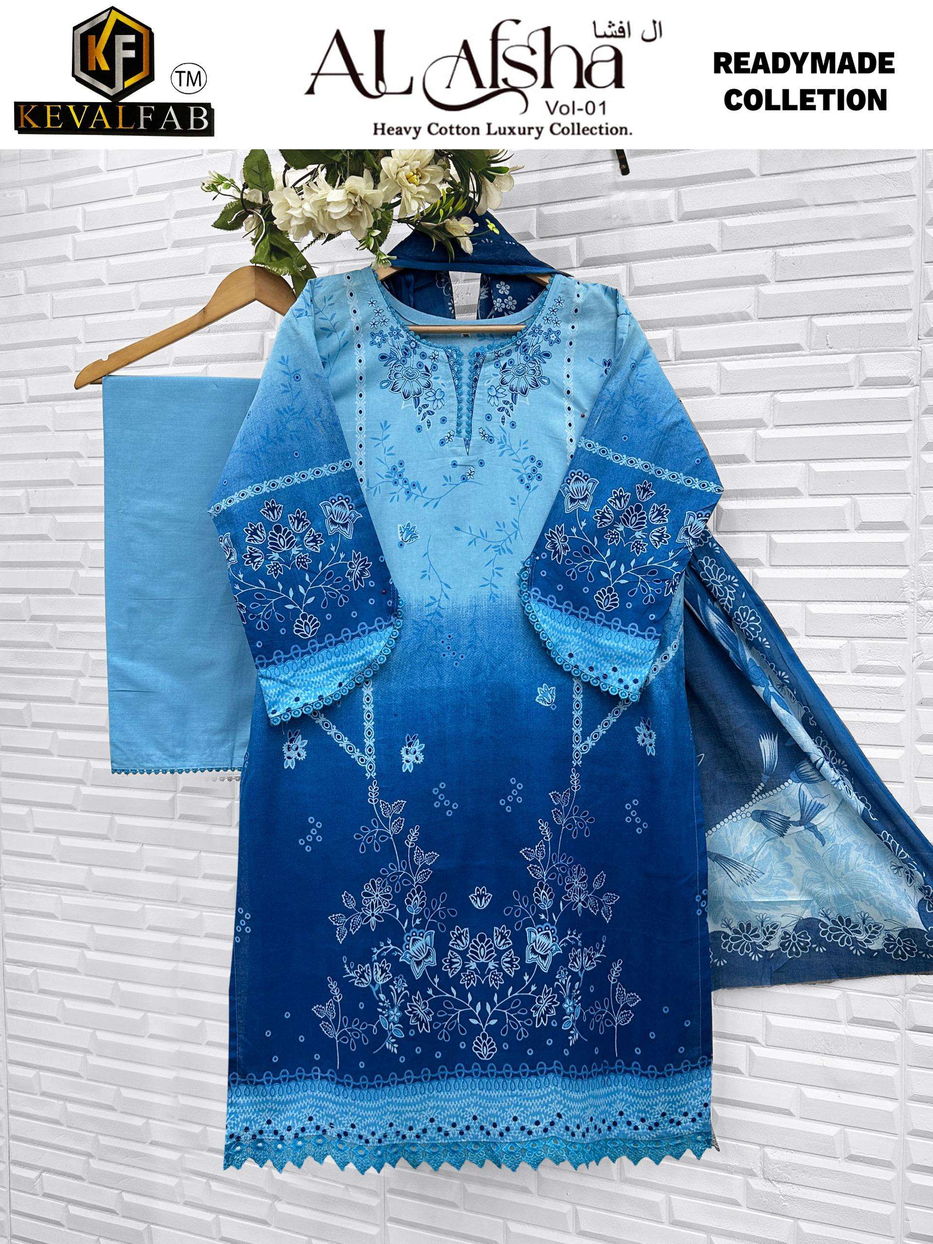 KEVAL FAB  AL AFSHA VOL 1 READ YMADE COLLECTION 