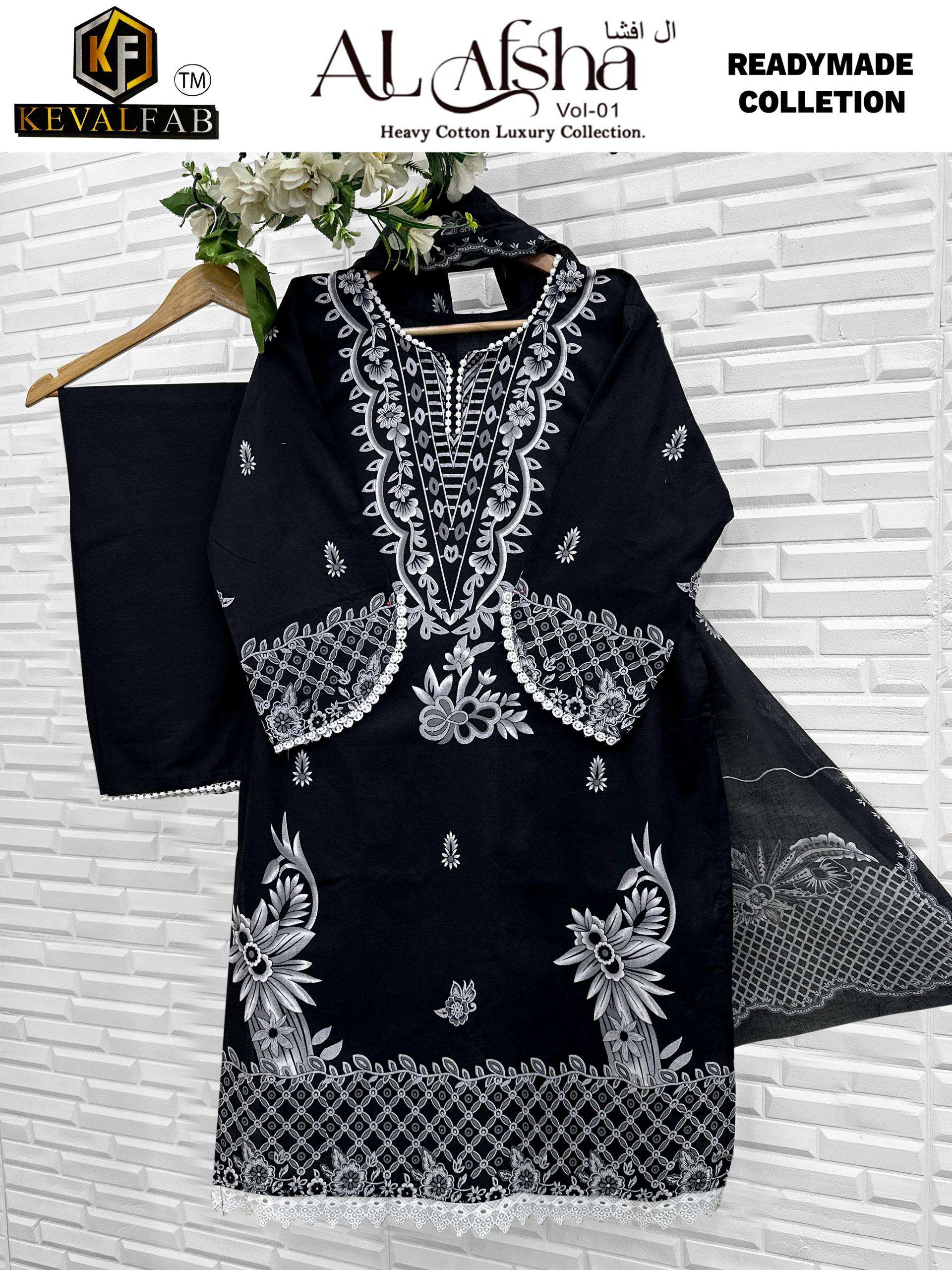 KEVAL FAB  AL AFSHA VOL 1 READ YMADE COLLECTION 