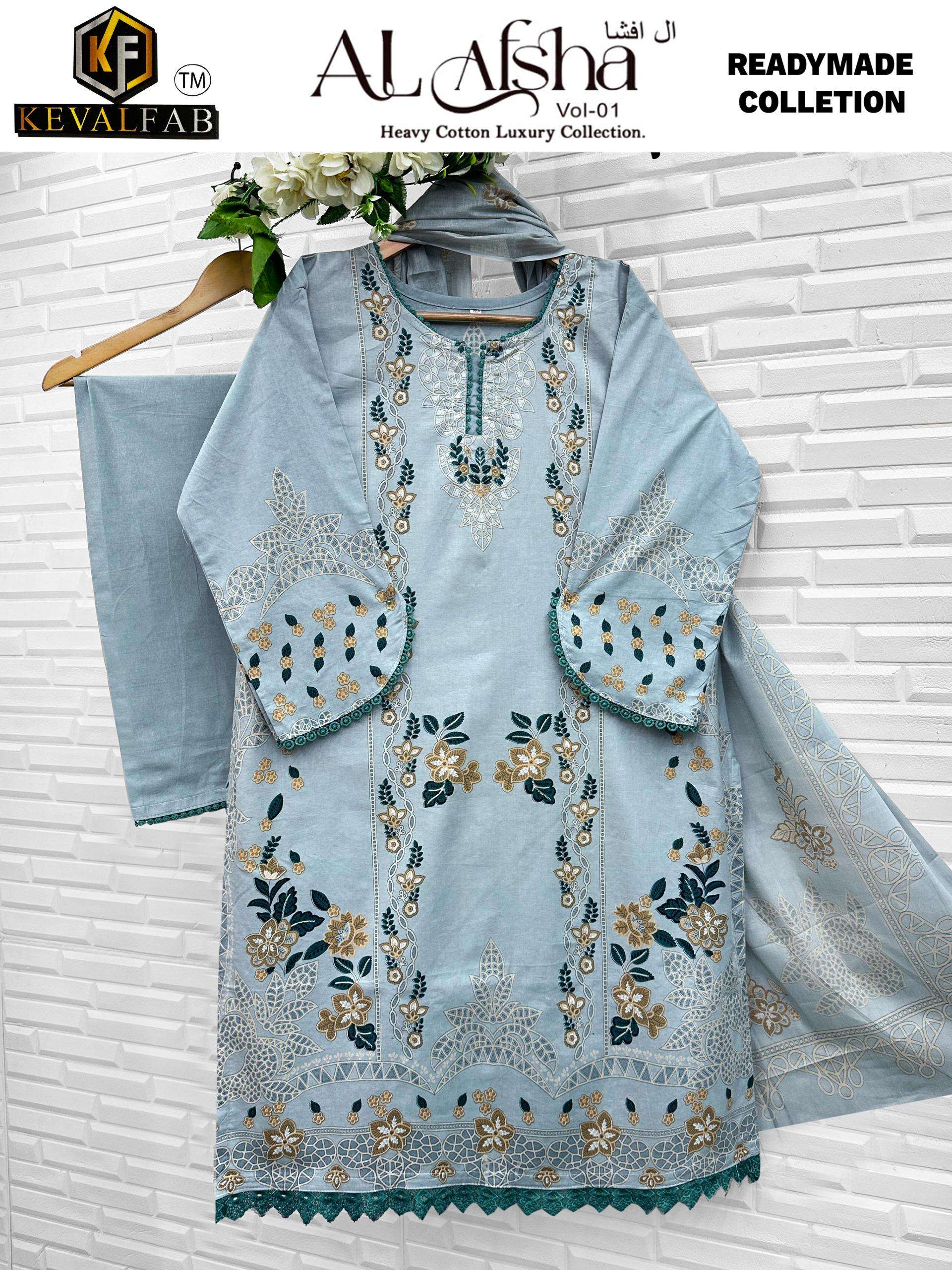 KEVAL FAB  AL AFSHA VOL 1 READ YMADE COLLECTION 