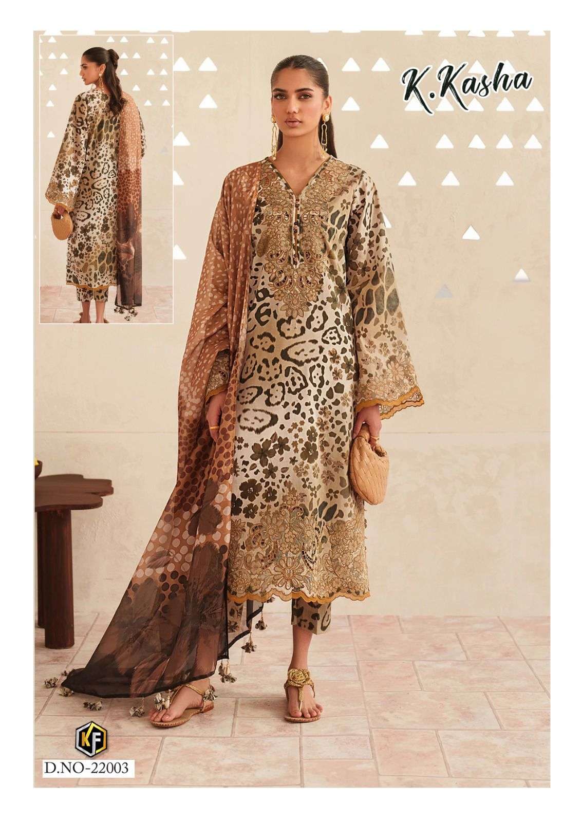 KEVAL FAB K KASHA VOL 22 COTTON DIGITAL PRINT SALWAR SUIT