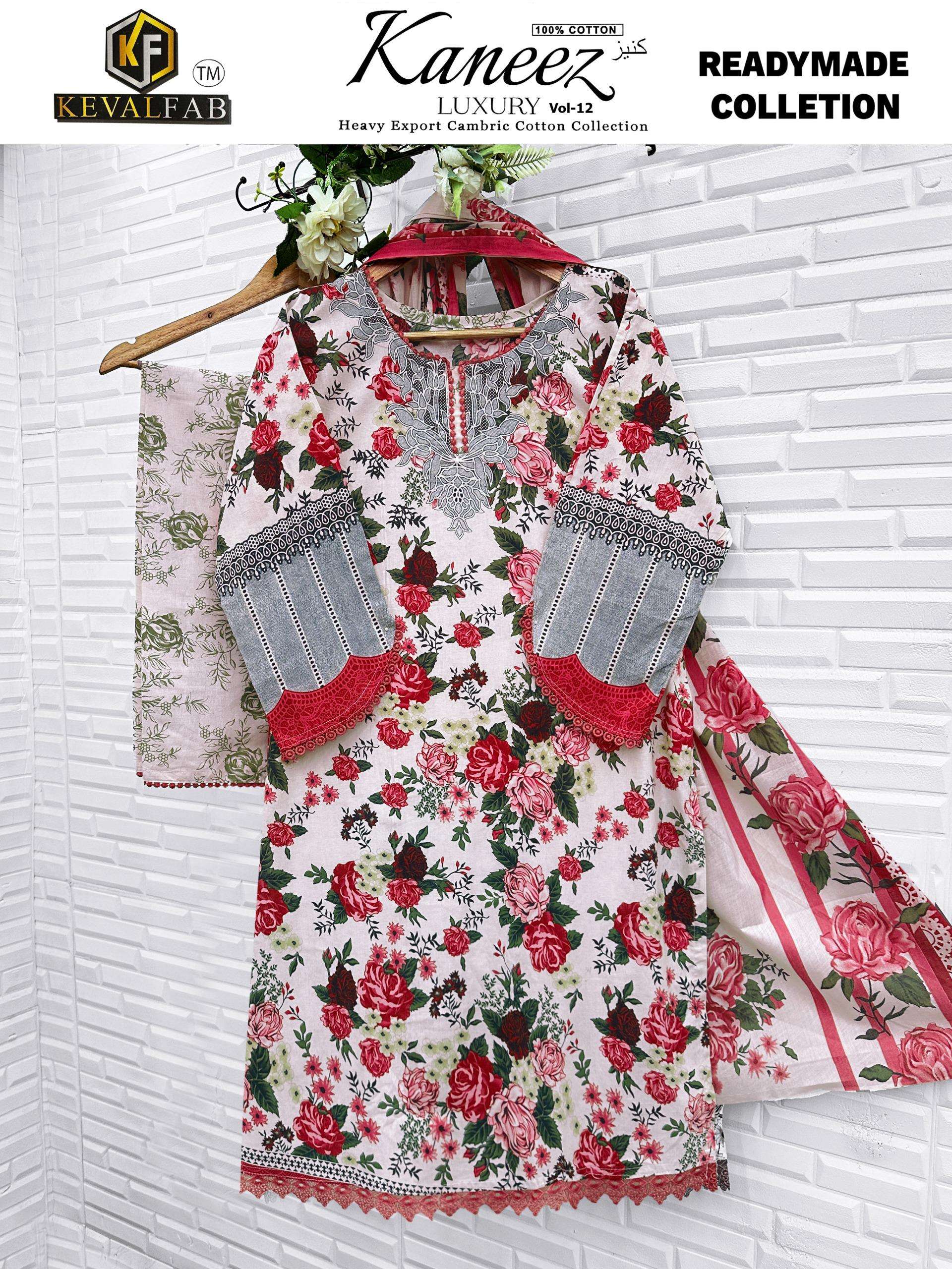 KEVAL FAB KANEEZ HEAVY COTTON LUXURY READY MADE COLLECTION VOL12