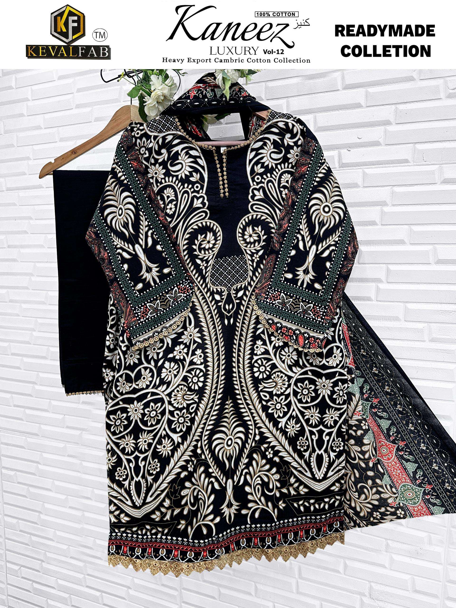 KEVAL FAB KANEEZ HEAVY COTTON LUXURY READY MADE COLLECTION VOL12