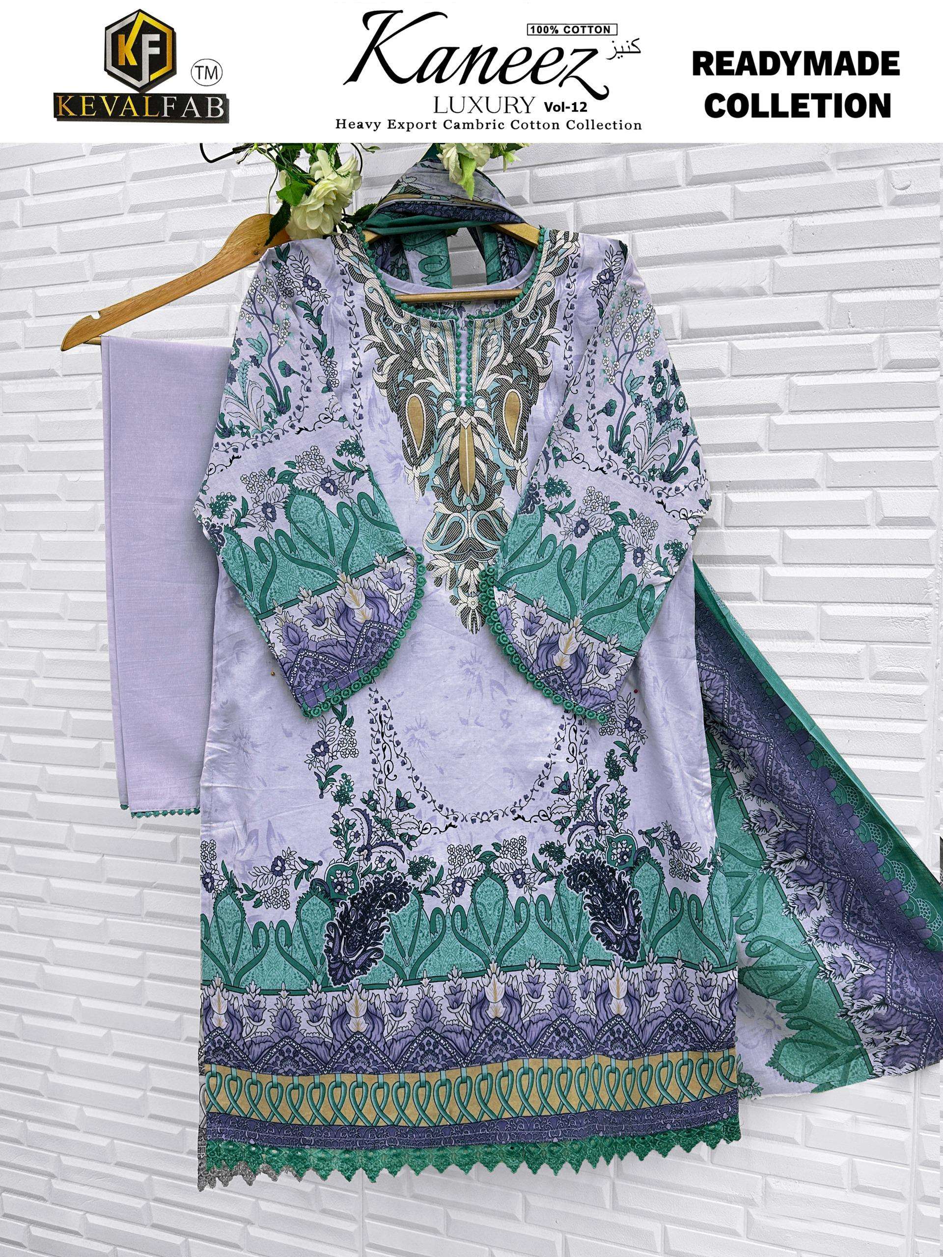 KEVAL FAB KANEEZ HEAVY COTTON LUXURY READY MADE COLLECTION VOL12