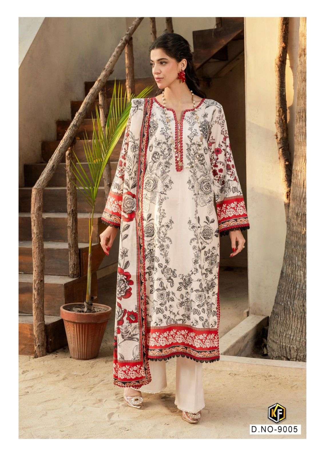 KEVAL FAB QURBAT NX VOL 9 COTTON DIGITAL PRINTS SALWAR SUIT