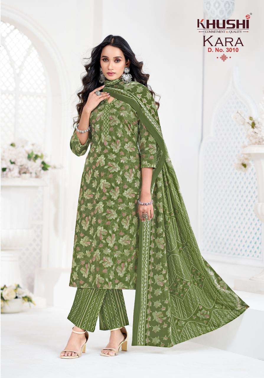 KHUSHI KARA VOL 3 COTTON PRINT READY MADE LADIES SUIT