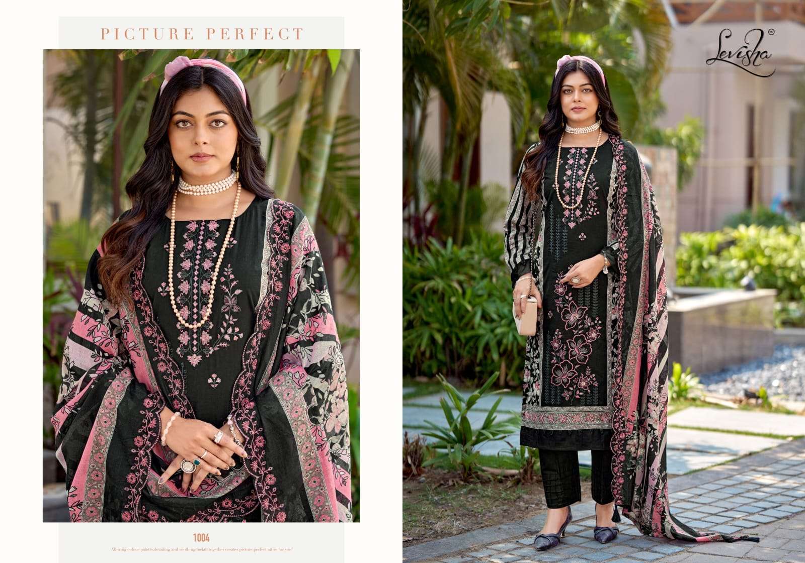 LEVISHA MADHUBALA VOL 16 LAWN COTTON DIGITAL PRINT WITH FANCY EMBROIDERY WORK SUIT