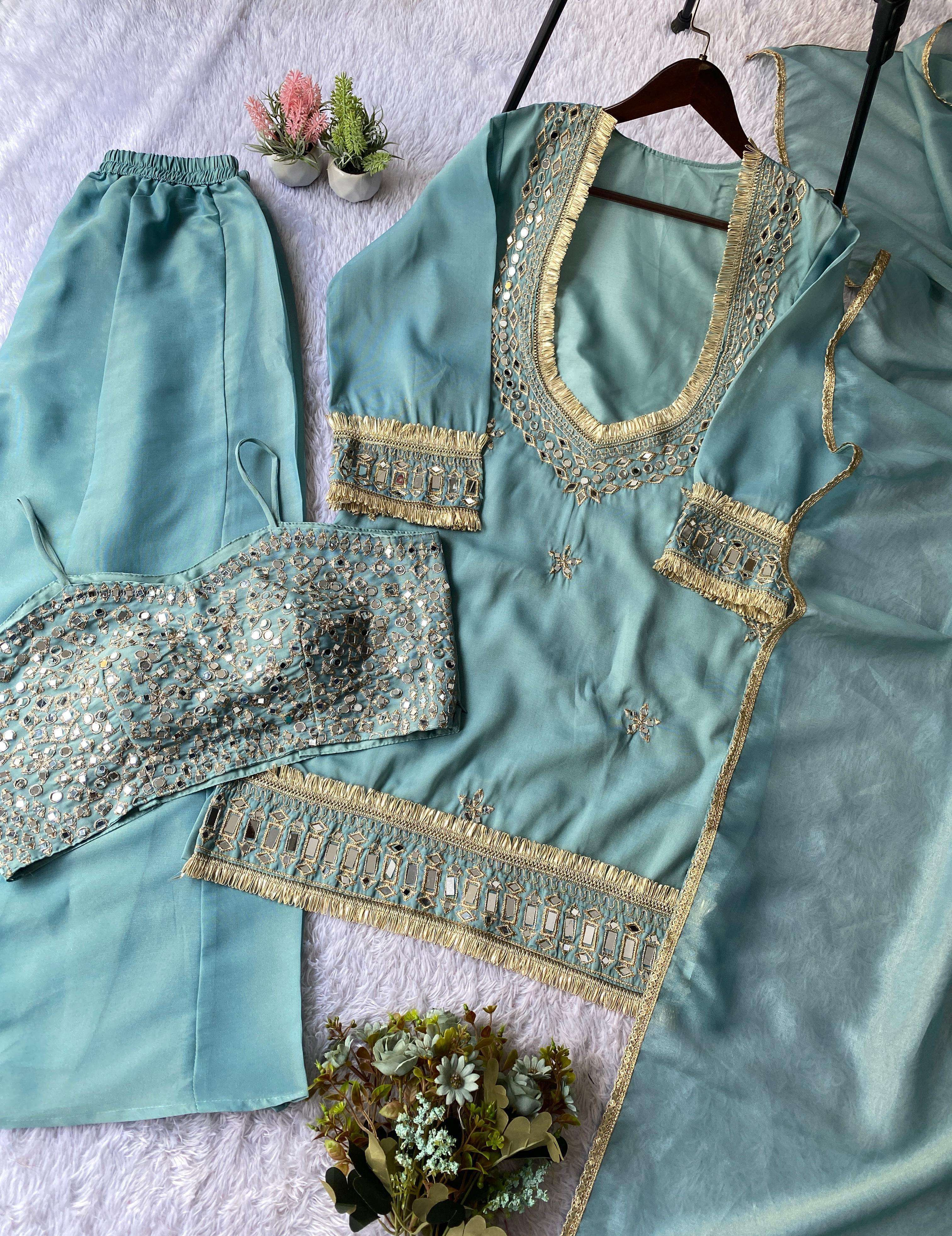 LG 2015 COSMOS FABRIC BEAUTIFUL DESIGNER WORK PARTY WEAR LADIES SUIT