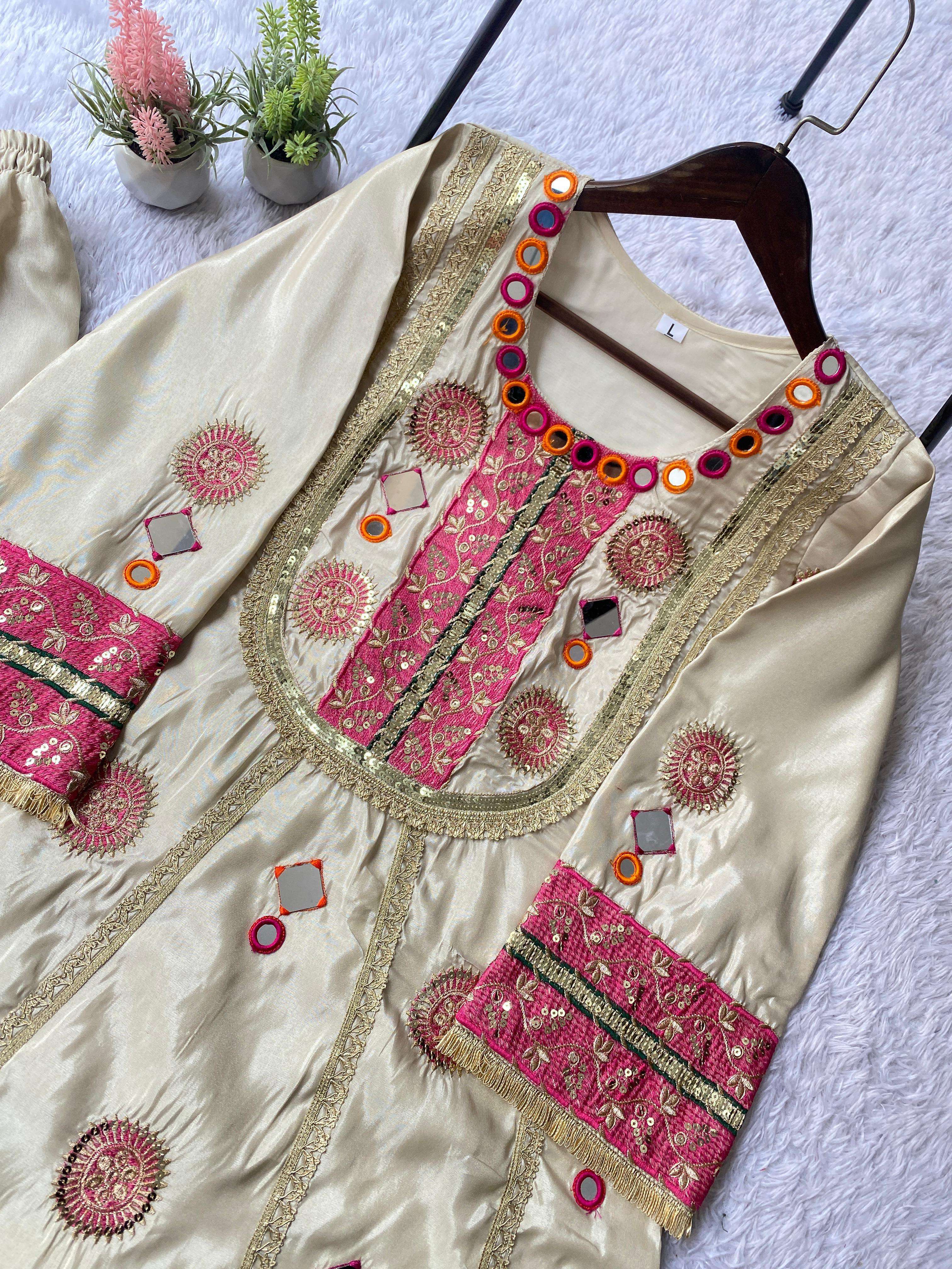 LG 2091 COSMOS FABRIC PREETY LOOK DESIGNER PARTY WEAR LADIES TOP WITH BOTTOM PAIR 