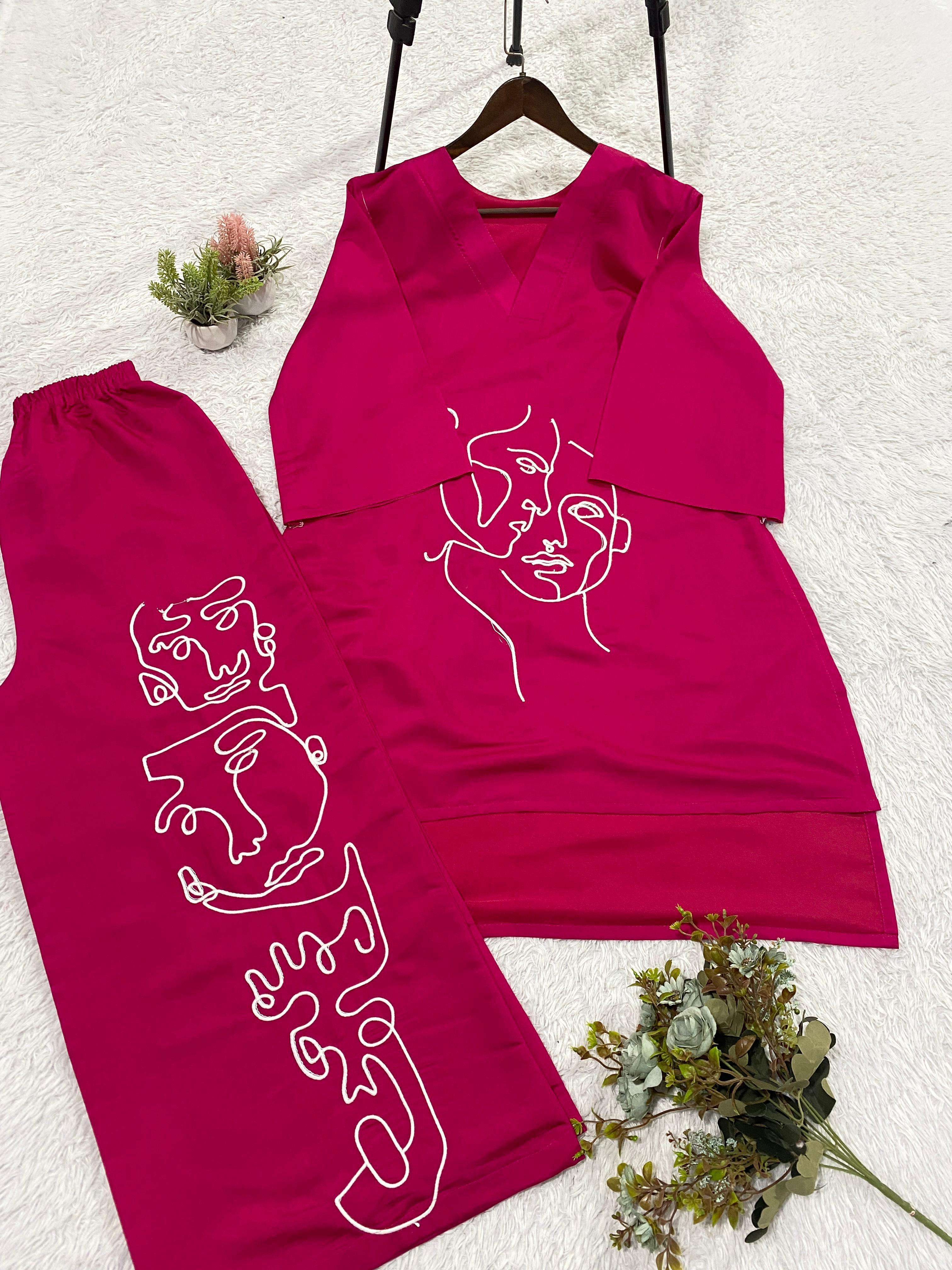 LG 2092 SILK SUMMER SEASON WEAR TRENDY CO-ORD SET