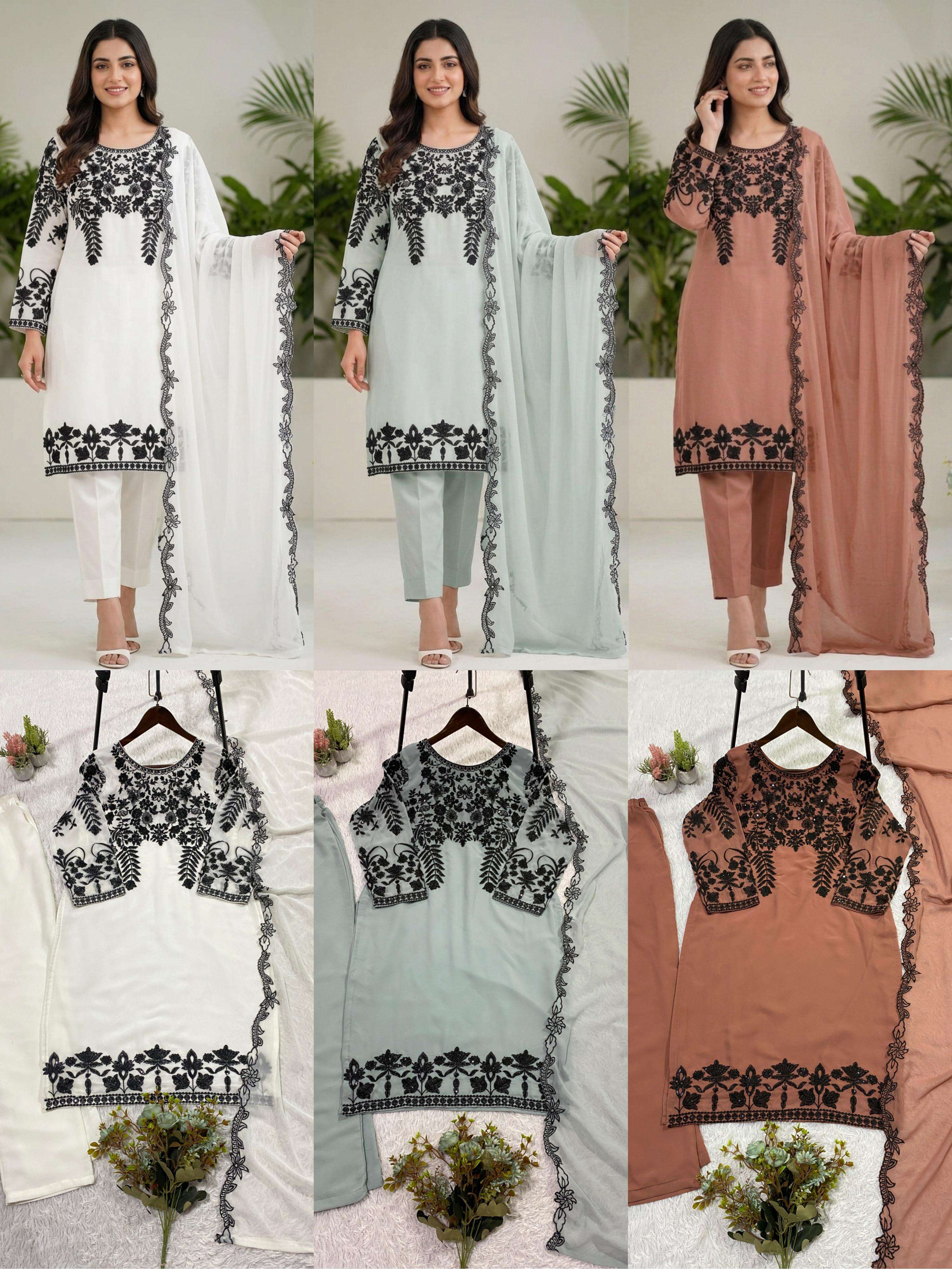 LG 2098 GEORGETTE SEQUENCE DESIGNER PARTY WEAR LADIES SUIT